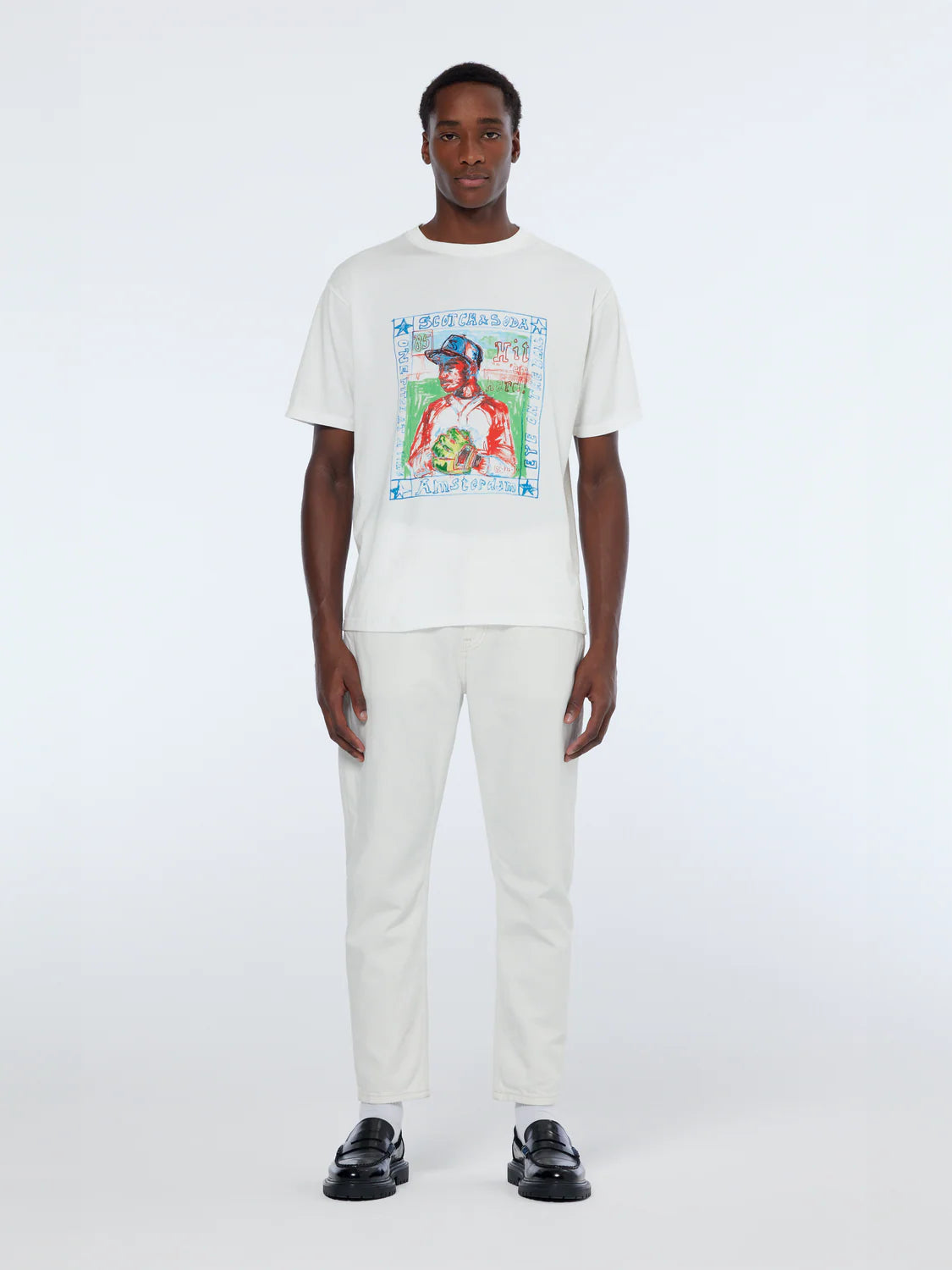 Baseball Artwork Relaxed Fit T-Shirt (179944)