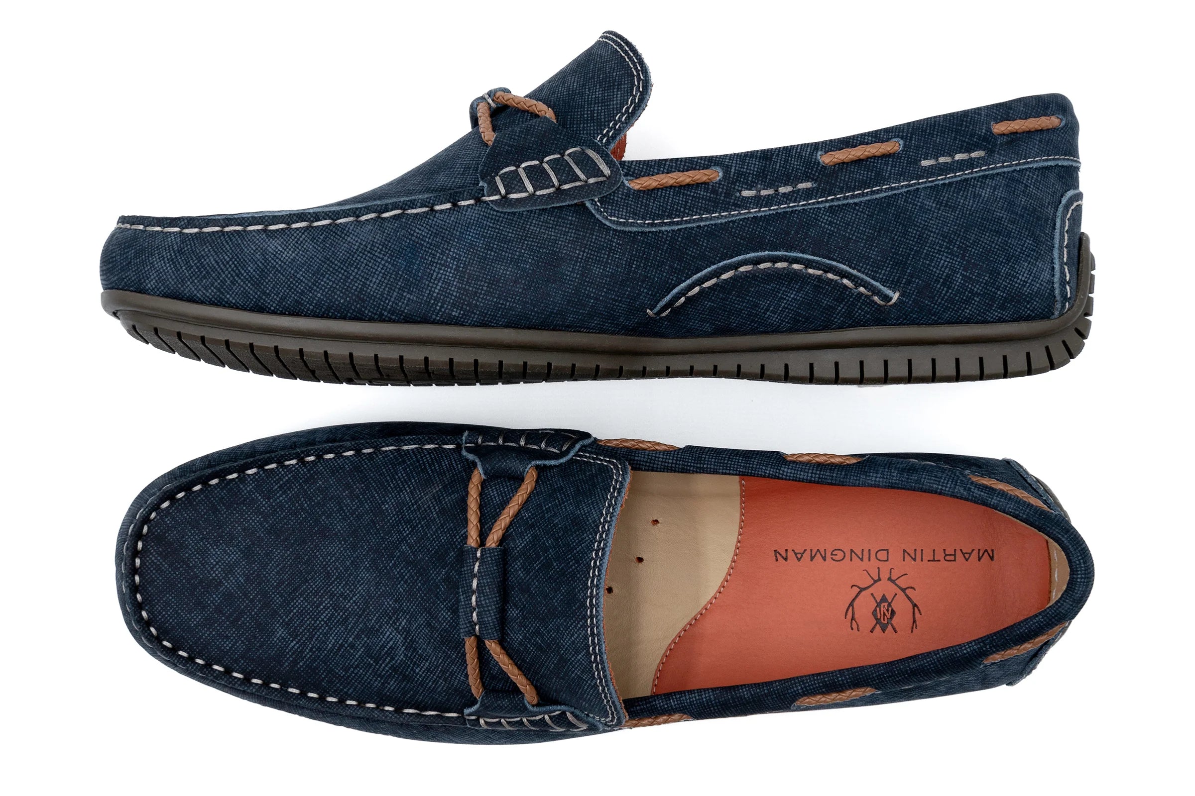 Bermuda Nubuck Braided Bit Loafers (530575)