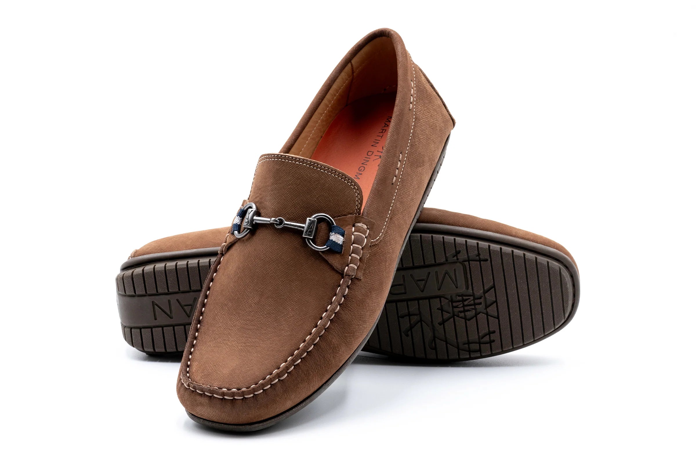 Bermuda Nubuck Horse Bit Loafers (530734)