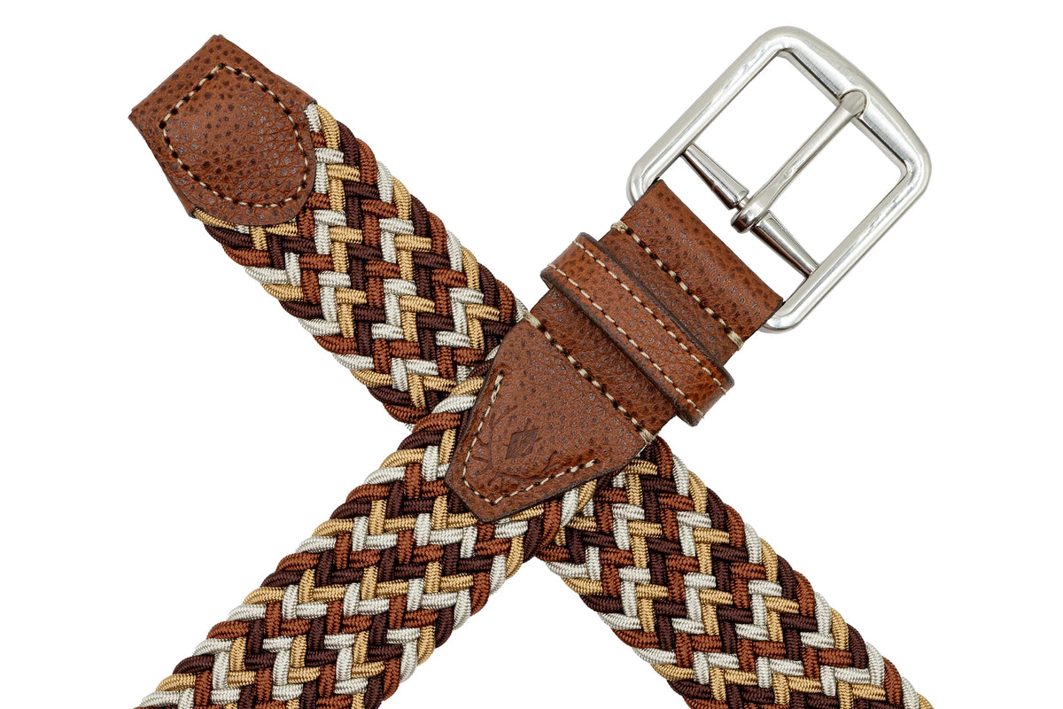 Newport Woven Italian Rayon Elastic Belt (61353)