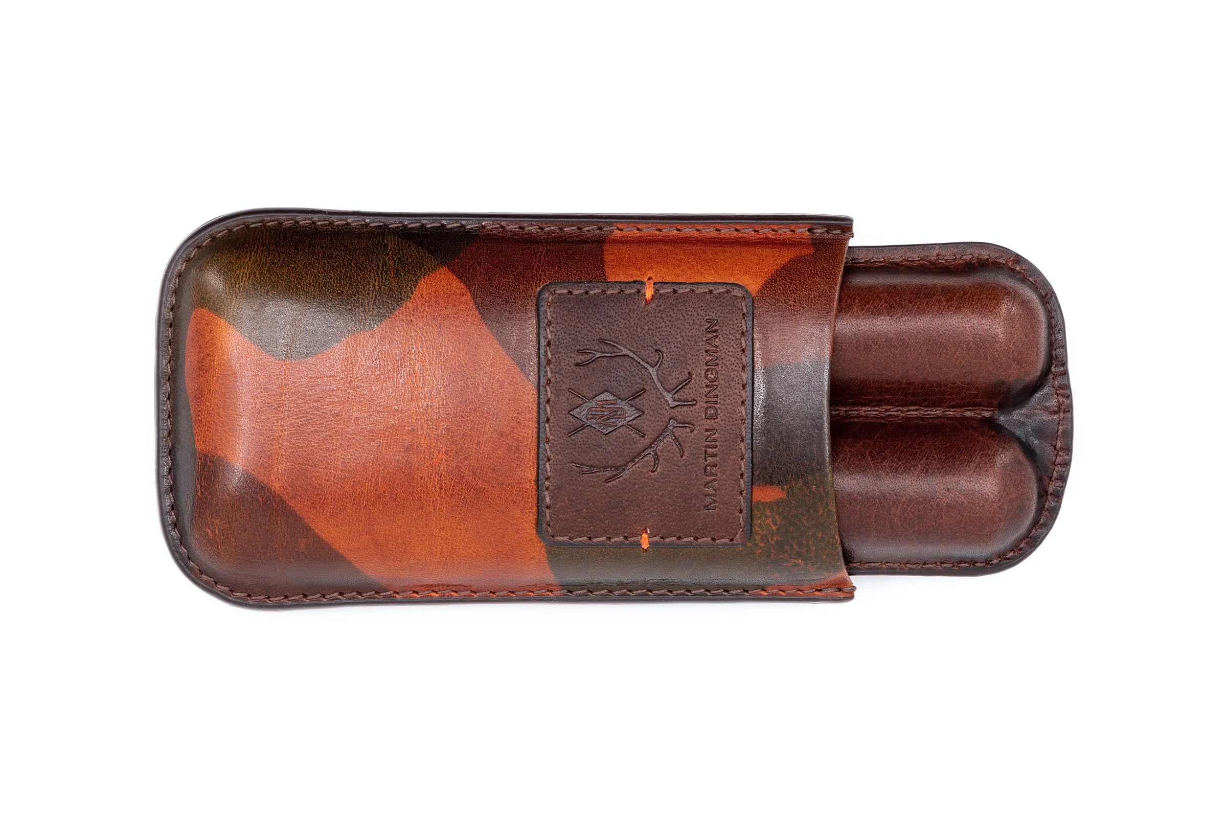 Havana Italian Saddle Leather Cigar Case