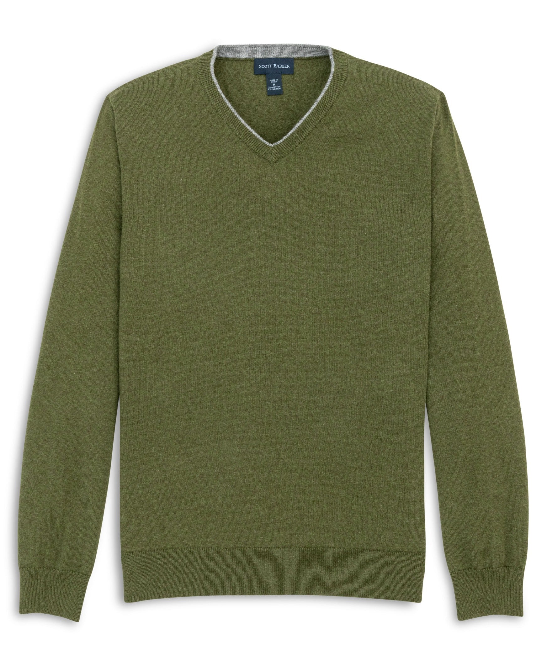 The Classic Cashmere V-Neck Sweater (S77201)