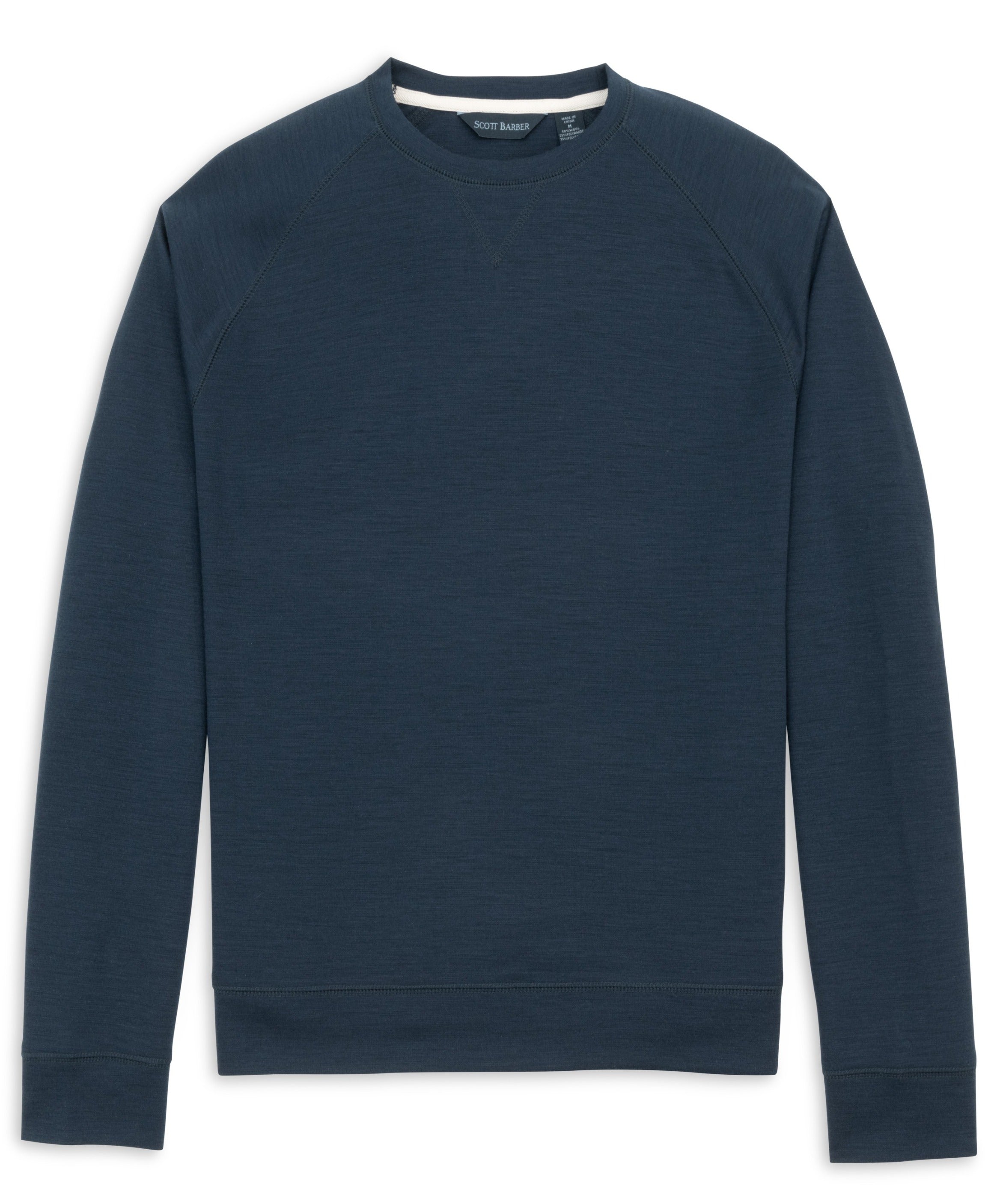 Stretch Wool Blend Crew (K77710)