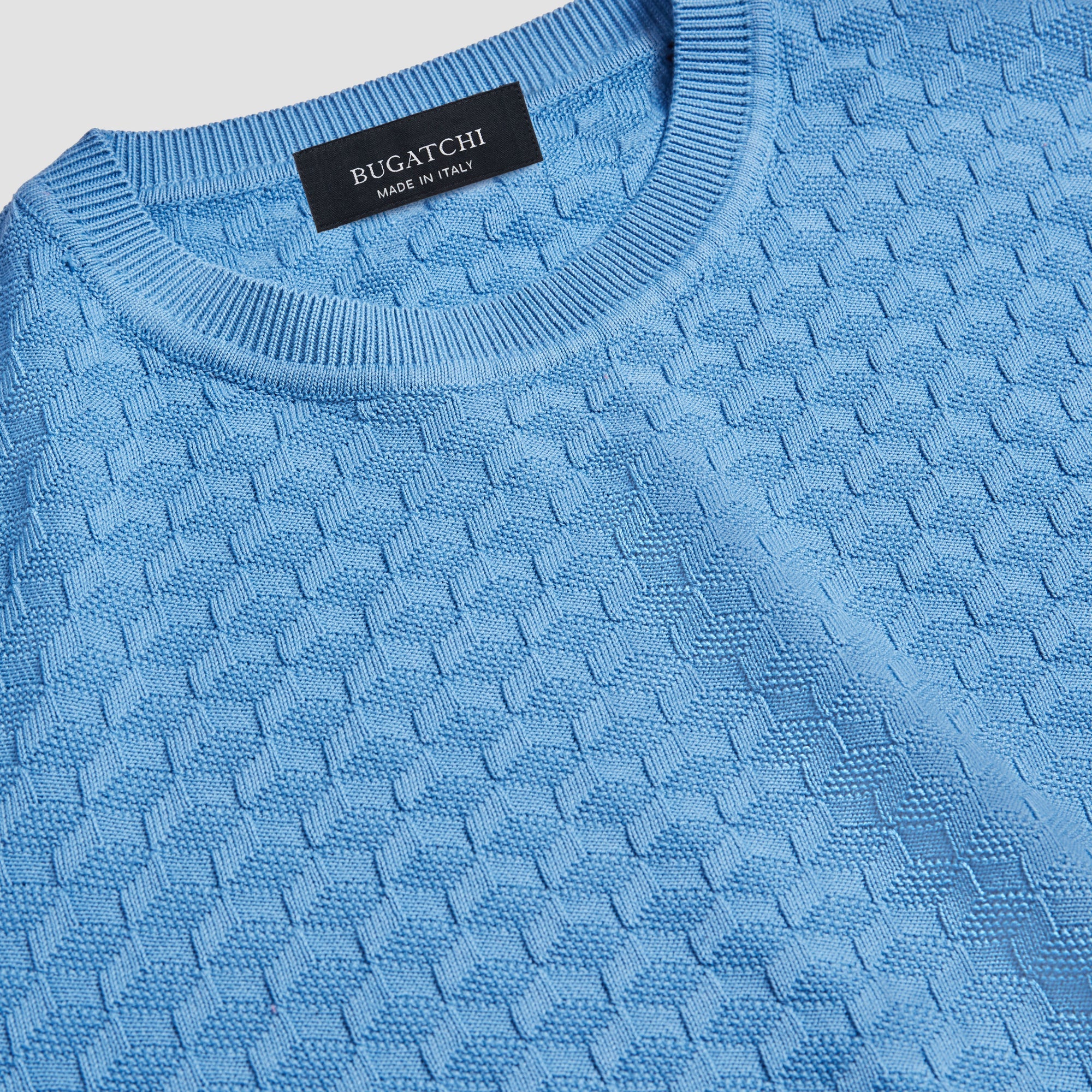 Mixed Stitch Crew Neck Sweater (DH300CN1)