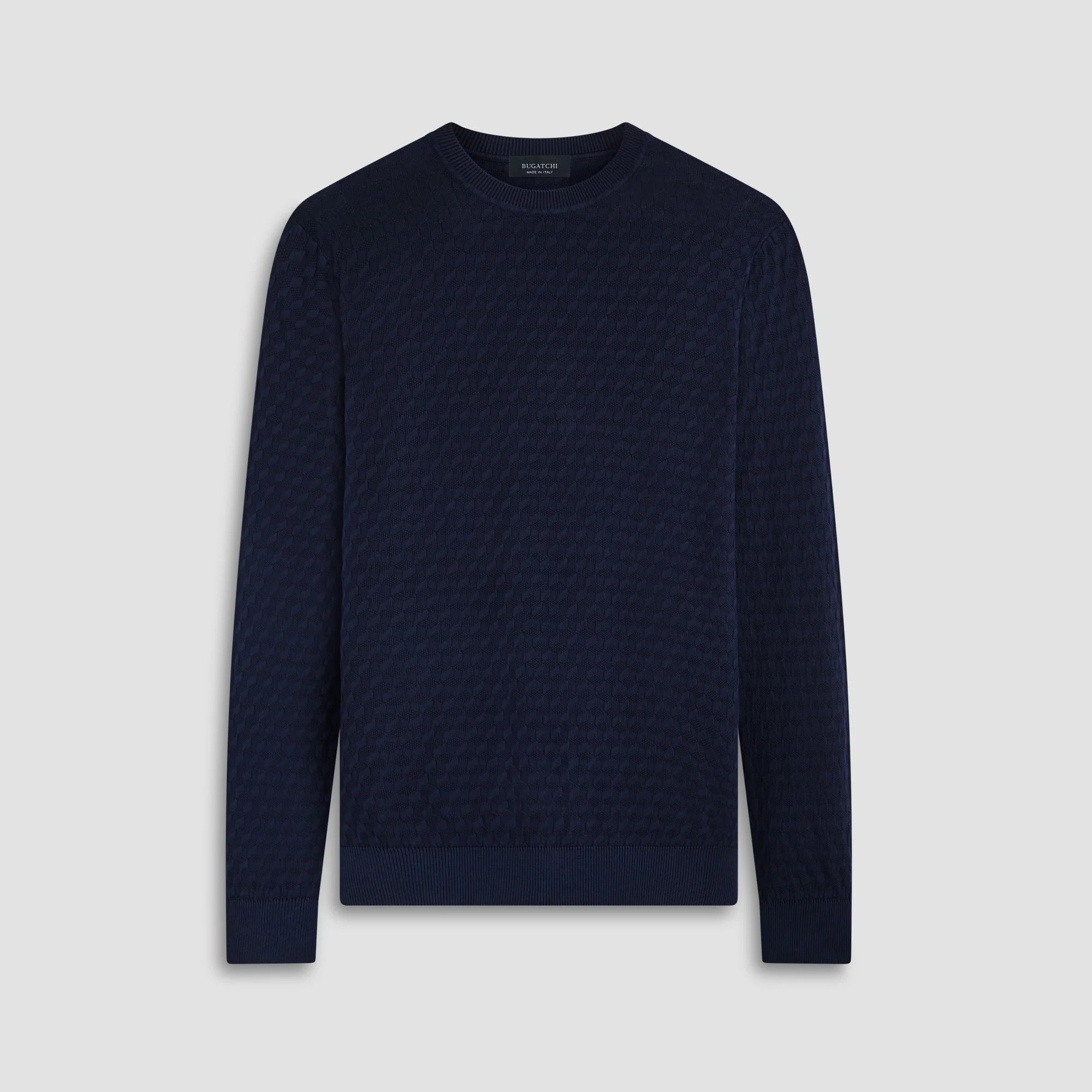 Mixed Stitch Crew Neck Sweater (DH300CN1)