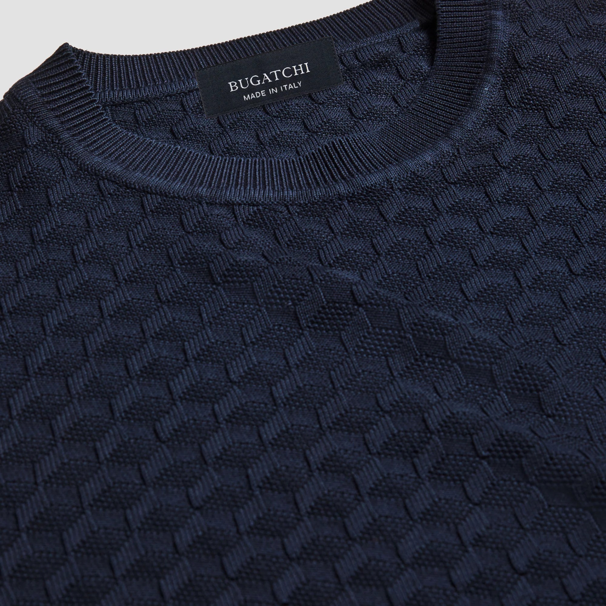 Mixed Stitch Crew Neck Sweater (DH300CN1)