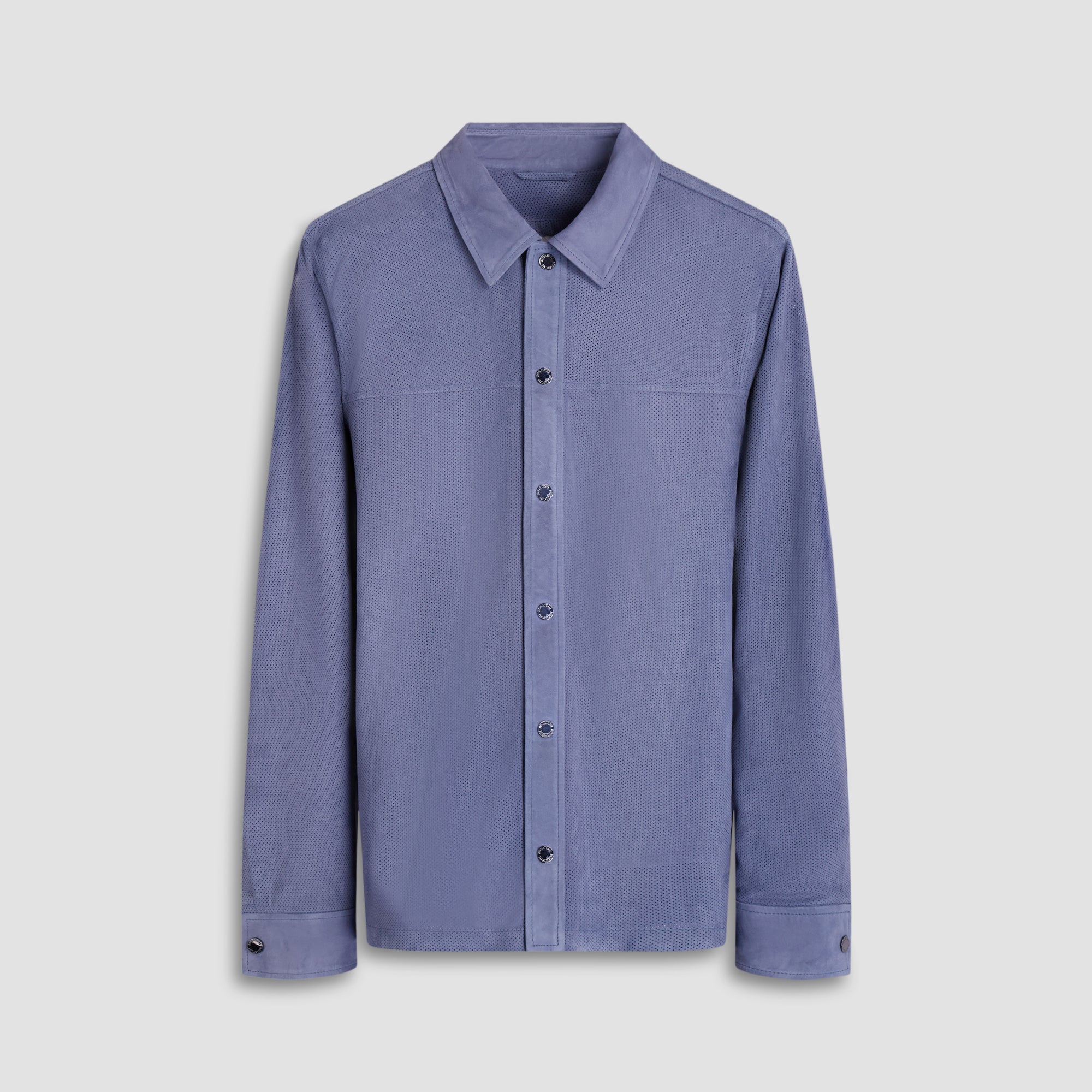 Perforated Suede Shirt Jacket (GX3004SJ5)