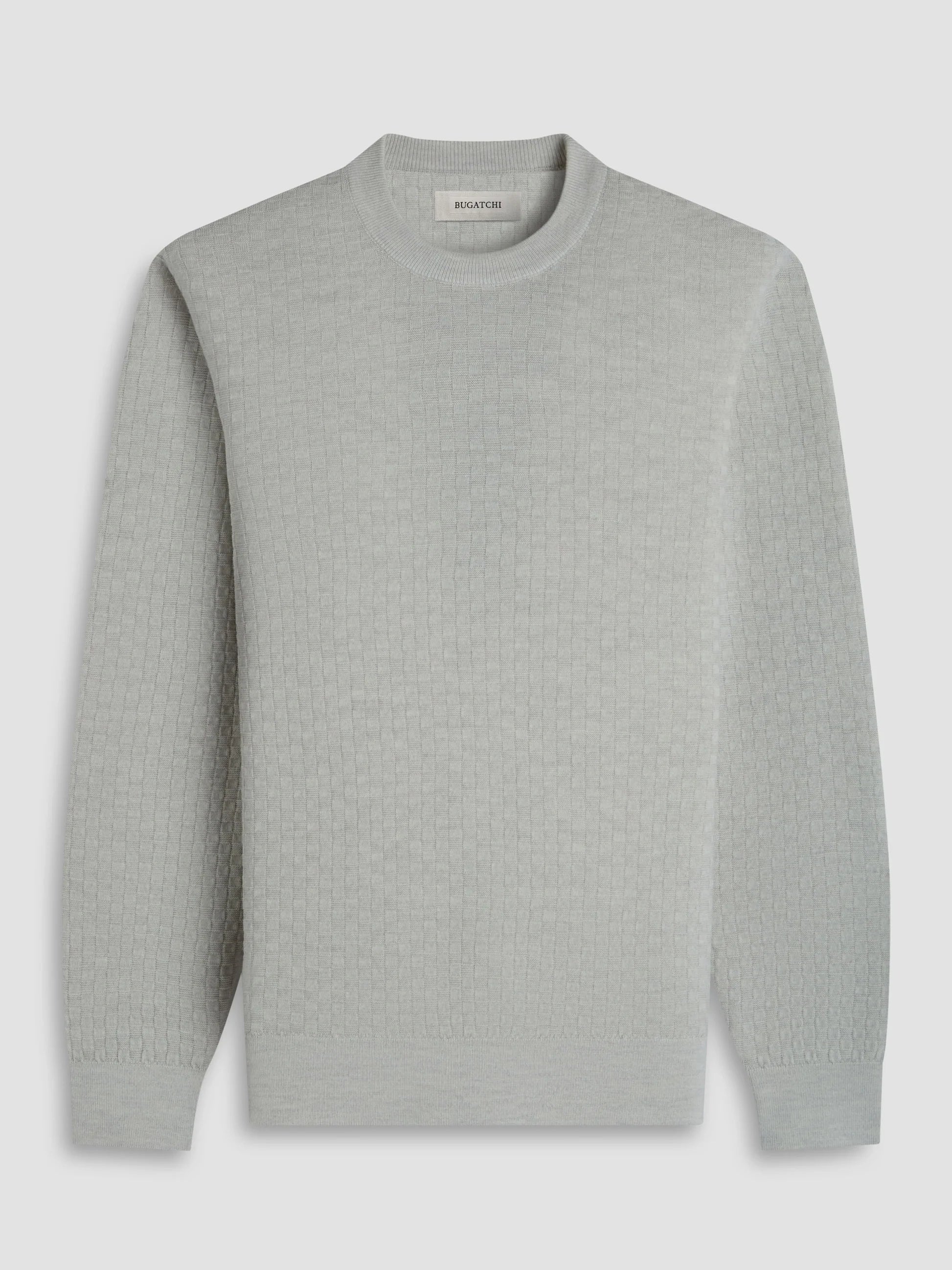 Basketweave Crewneck Sweater (HH202CN1)