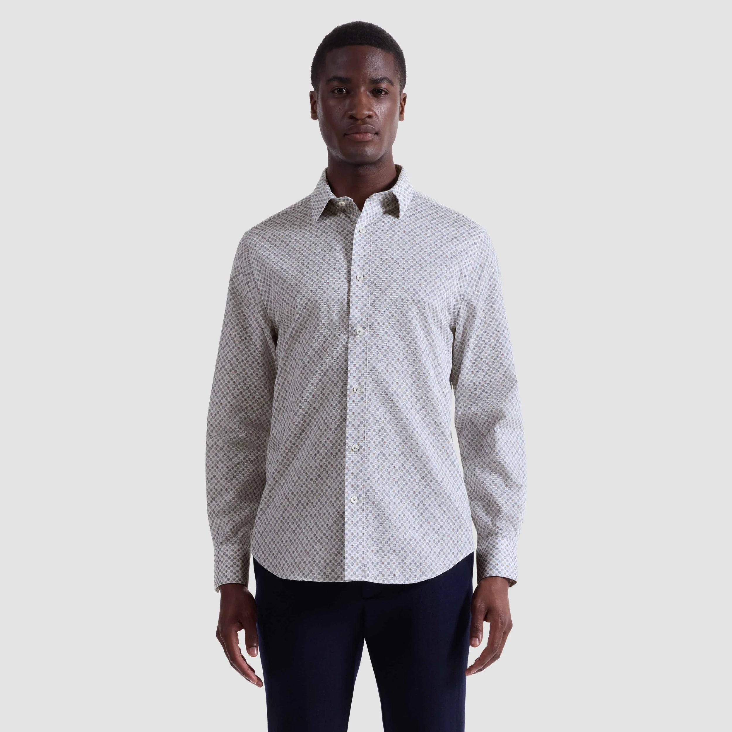 Julian Geometric Shirt (HS3162L4S)