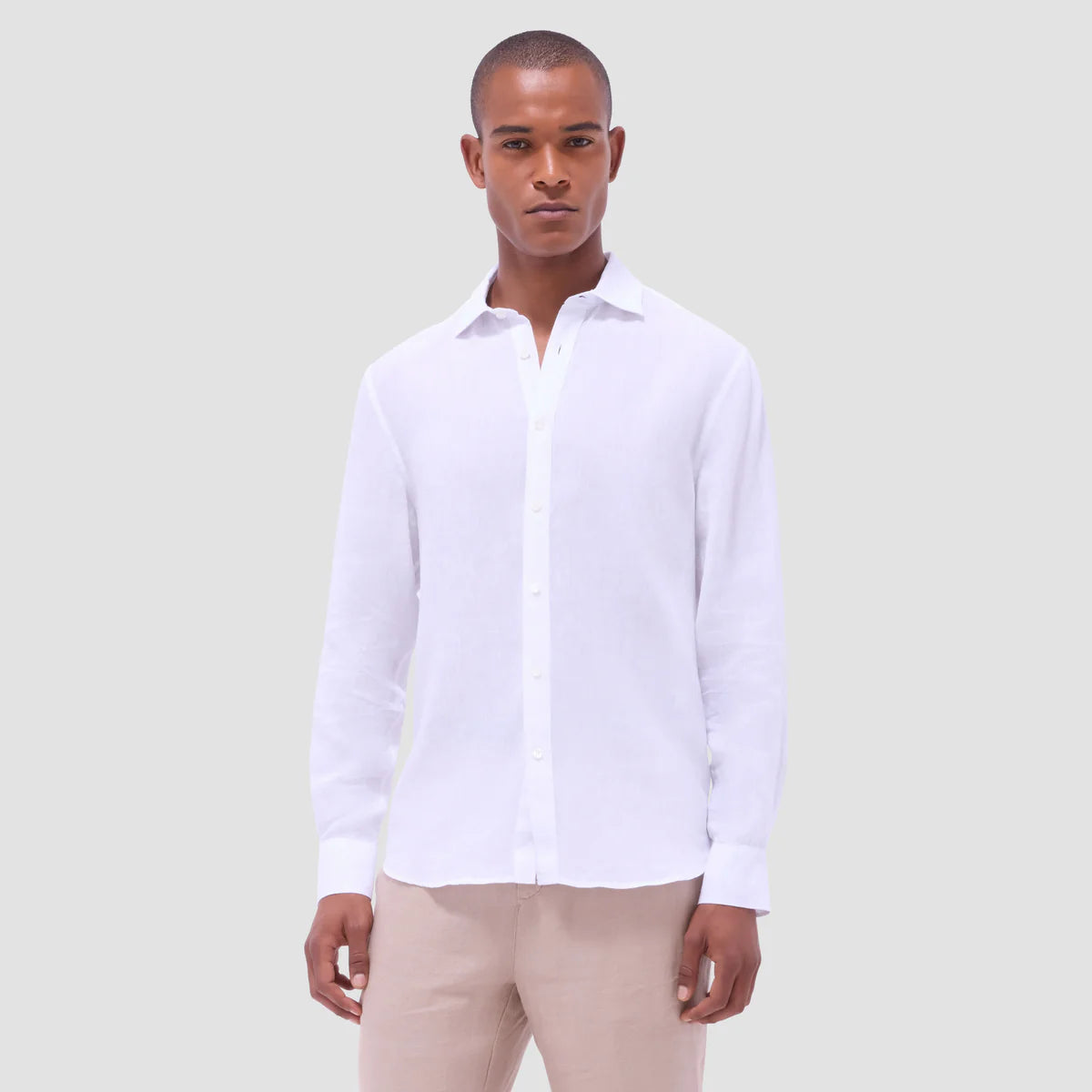 Axel Solid Linen Shirt (ISS5505L7S)
