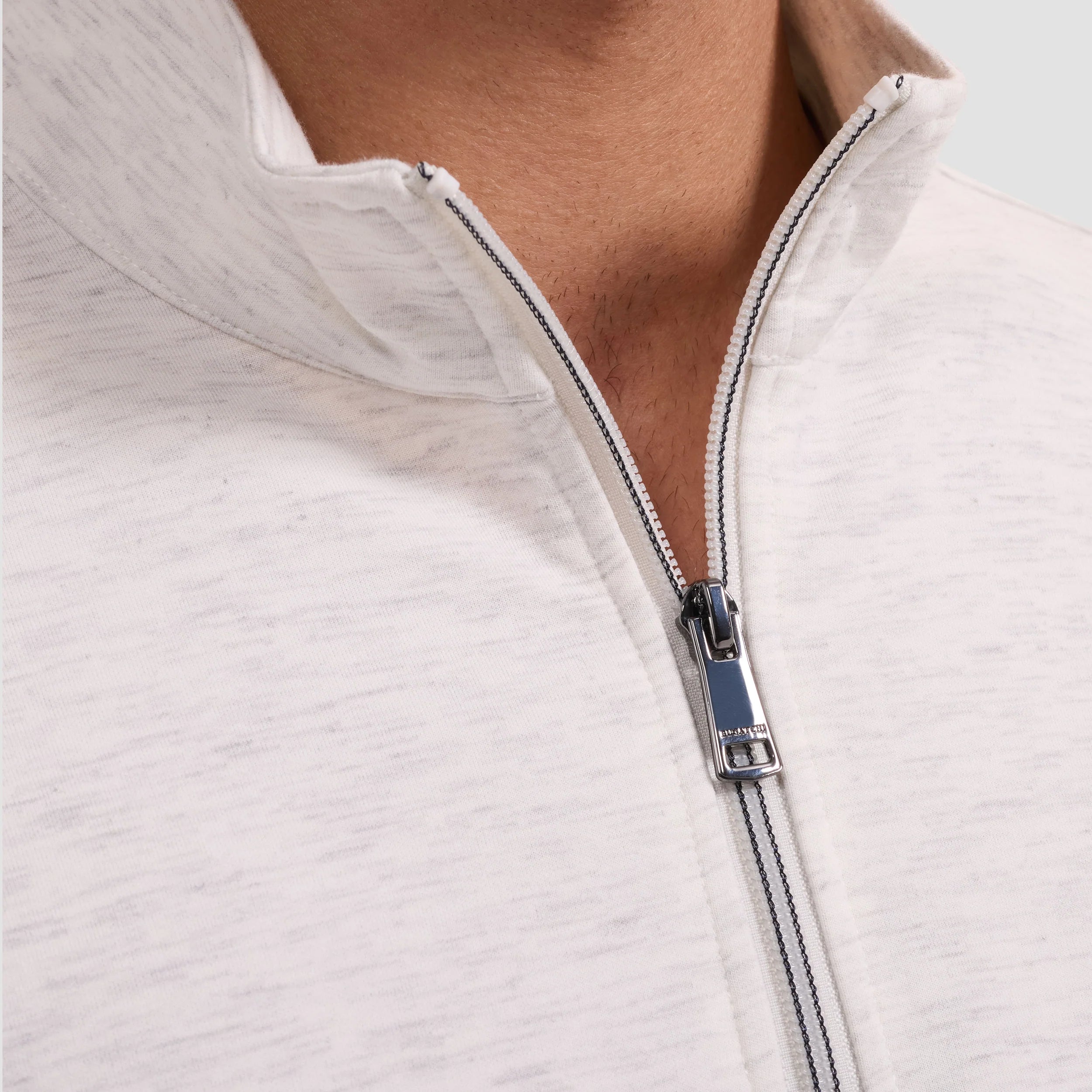 Soft Touch™ Melange Quarter-Zip Mock Neck Pullover (JF2425K88)