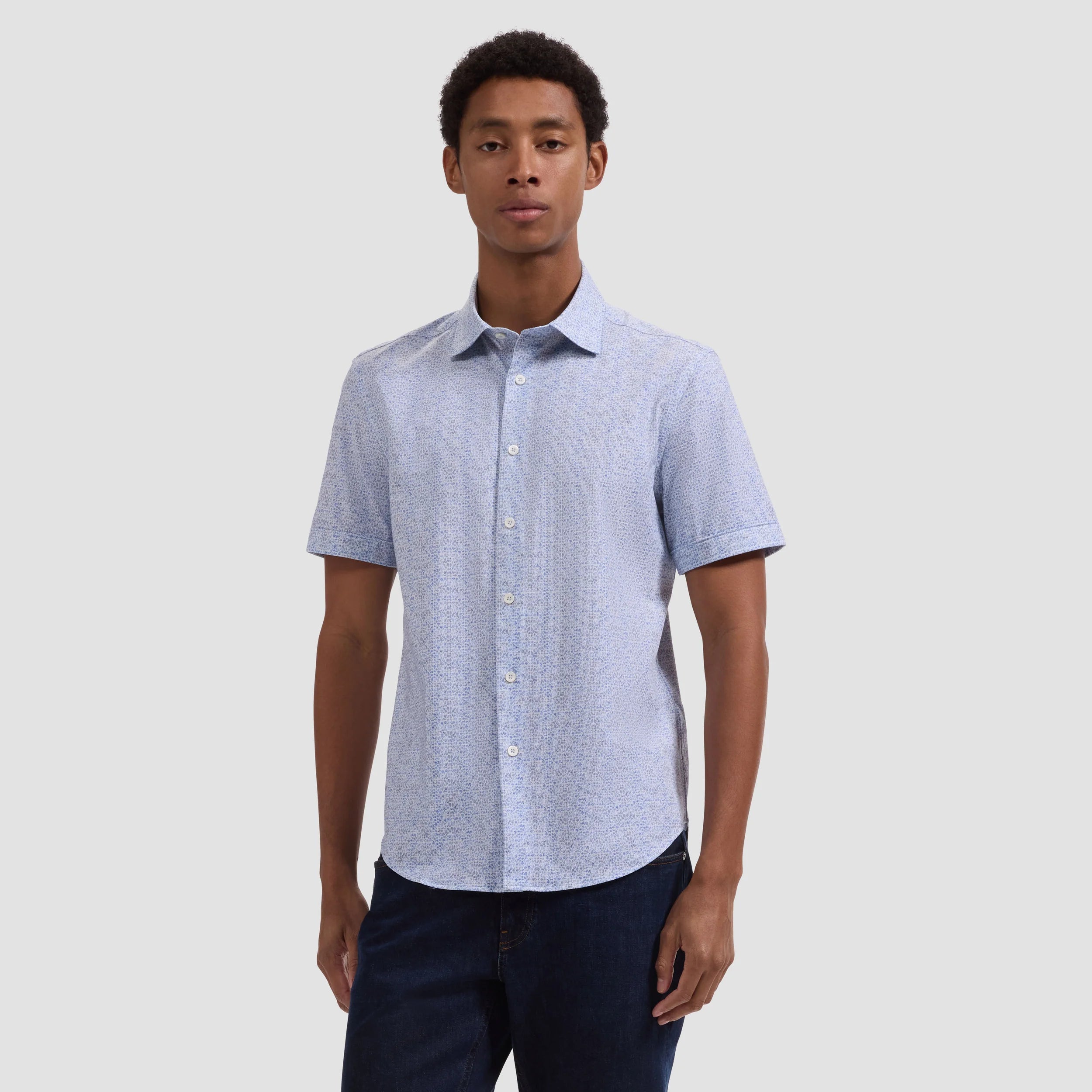Miles OoohCotton® Mini Abstract Short-Sleeve Shirt (JF9191F40)
