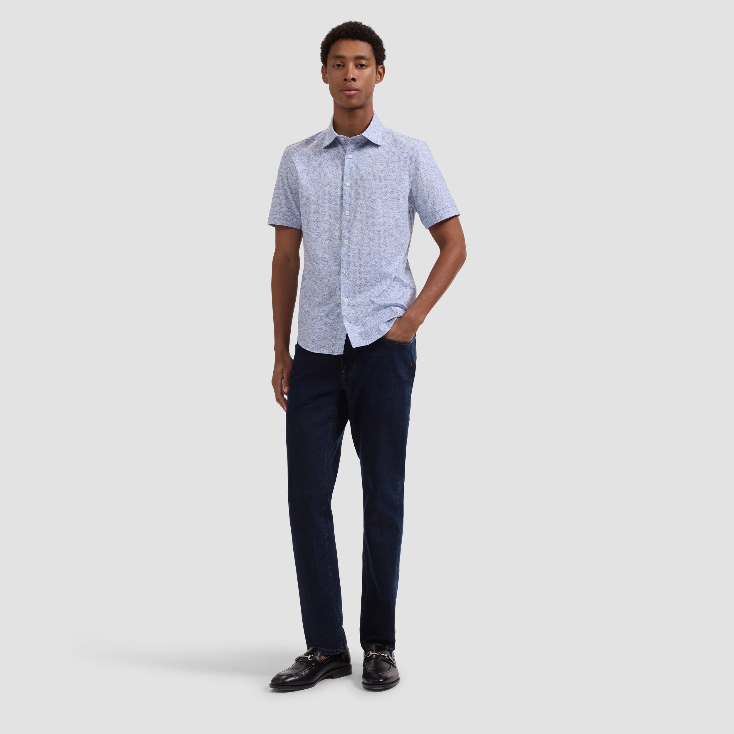 Miles OoohCotton® Mini Abstract Short-Sleeve Shirt (JF9191F40)