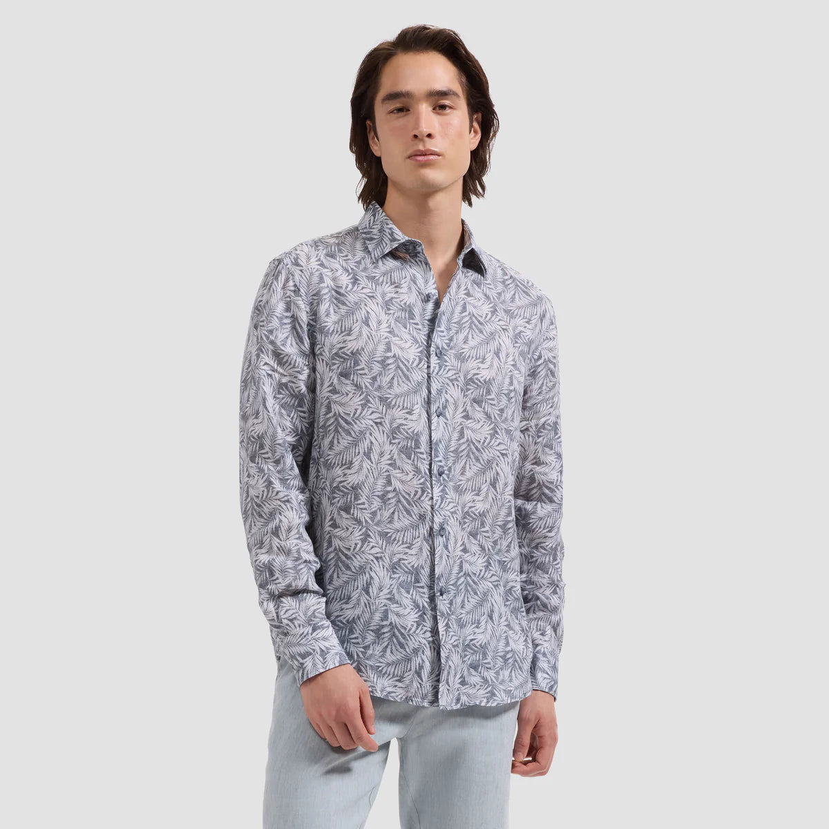 Julian Leaf Print Shirt (JS5049L3S)