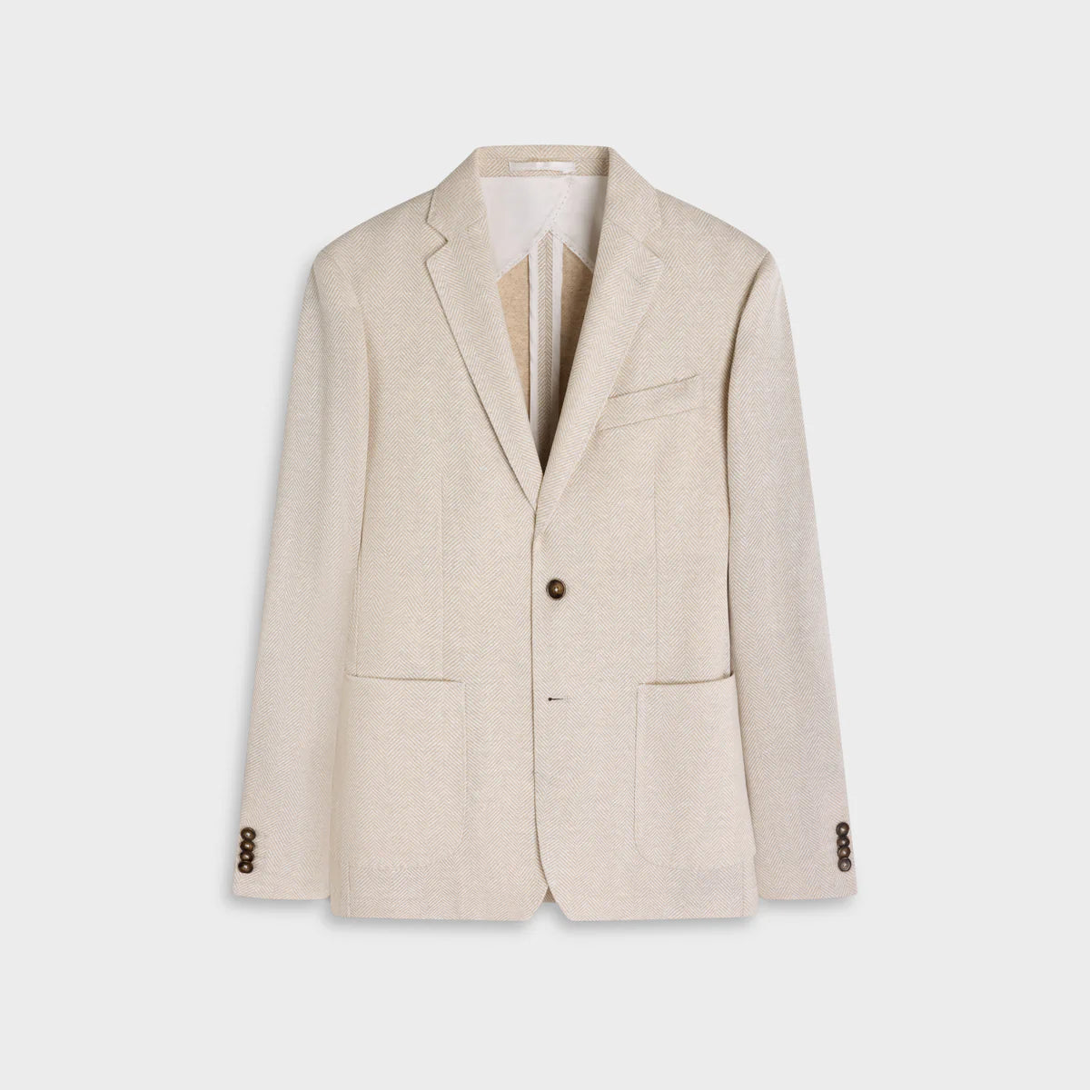 Herringbone Two-Button Blazer (JX7002J2)
