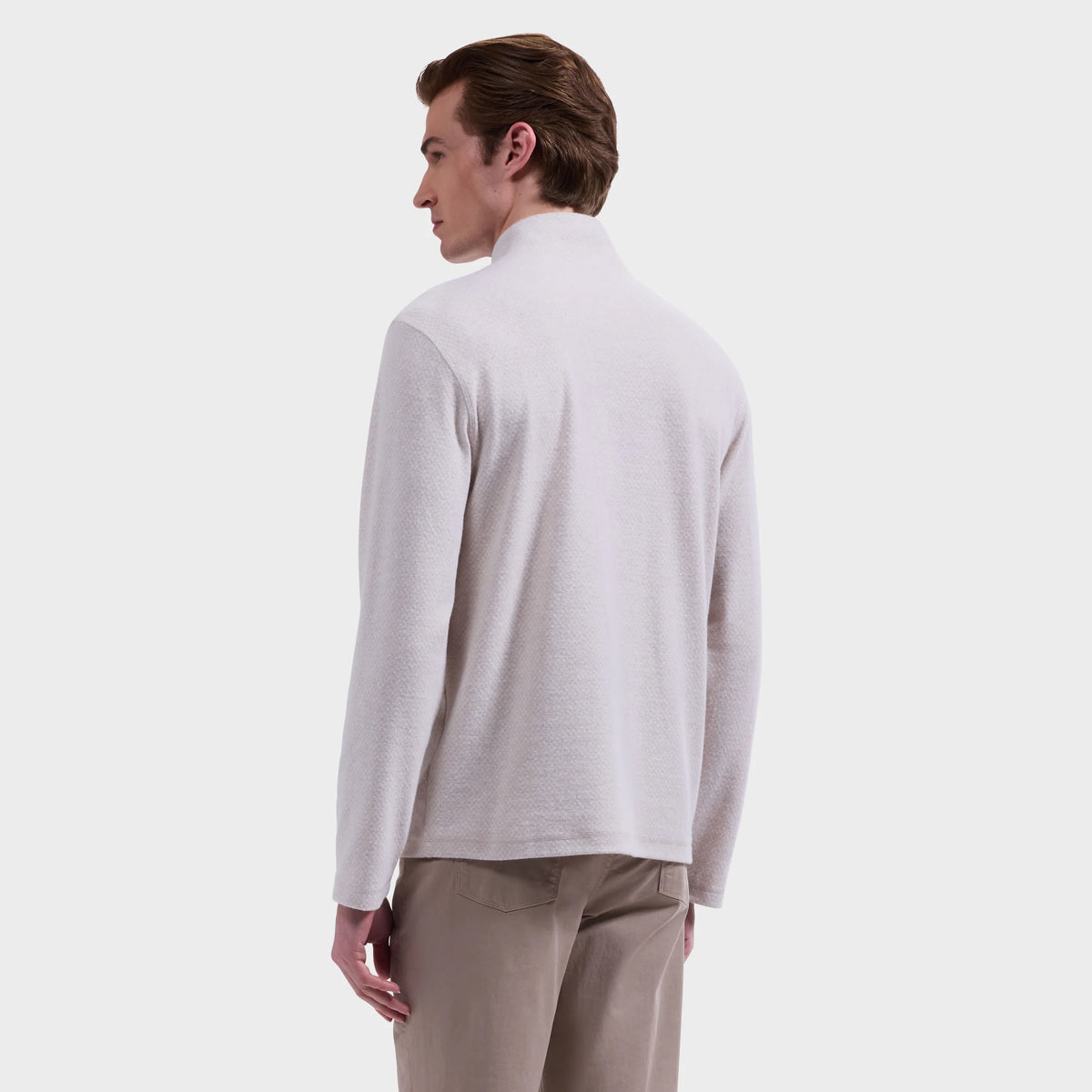 Diamond Quarter-Zip Pullover (KF2343K79)