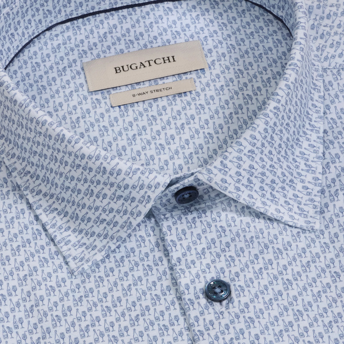 Miles OoohCotton® Cocktail Short-Sleeve Shirt (KF9102F40)