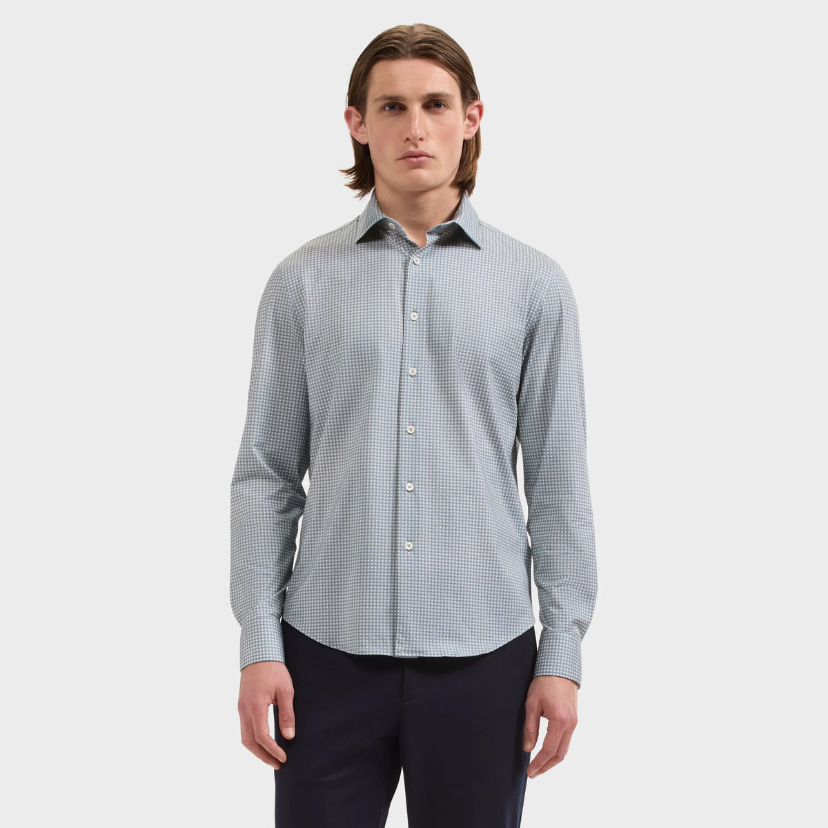 James OoohCotton® Geometric Shirt (KF9212K60)