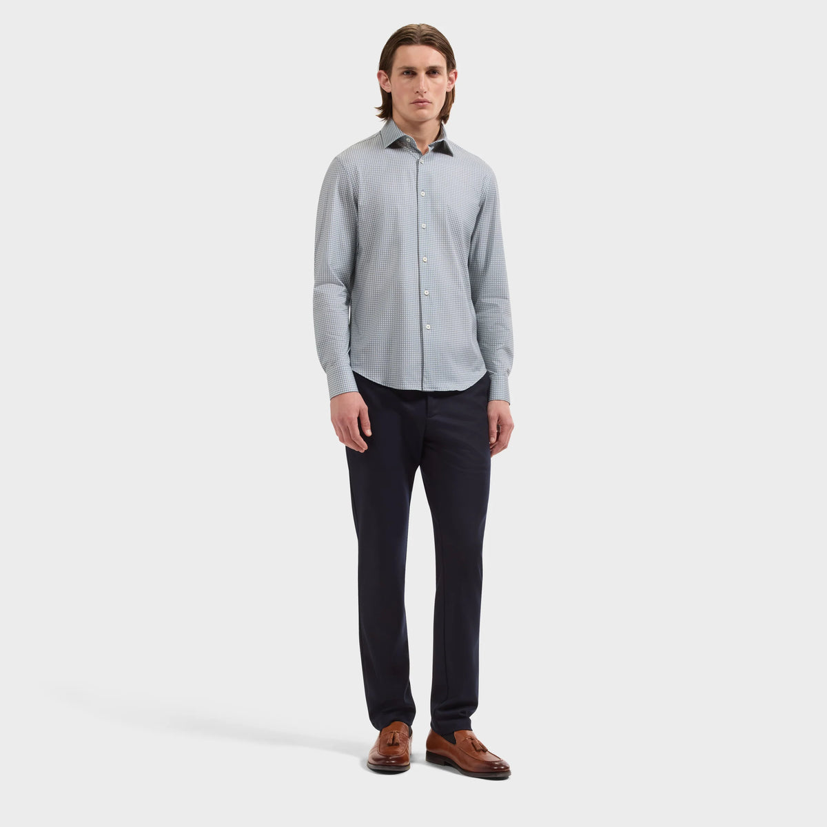 James OoohCotton® Geometric Shirt (KF9212K60)