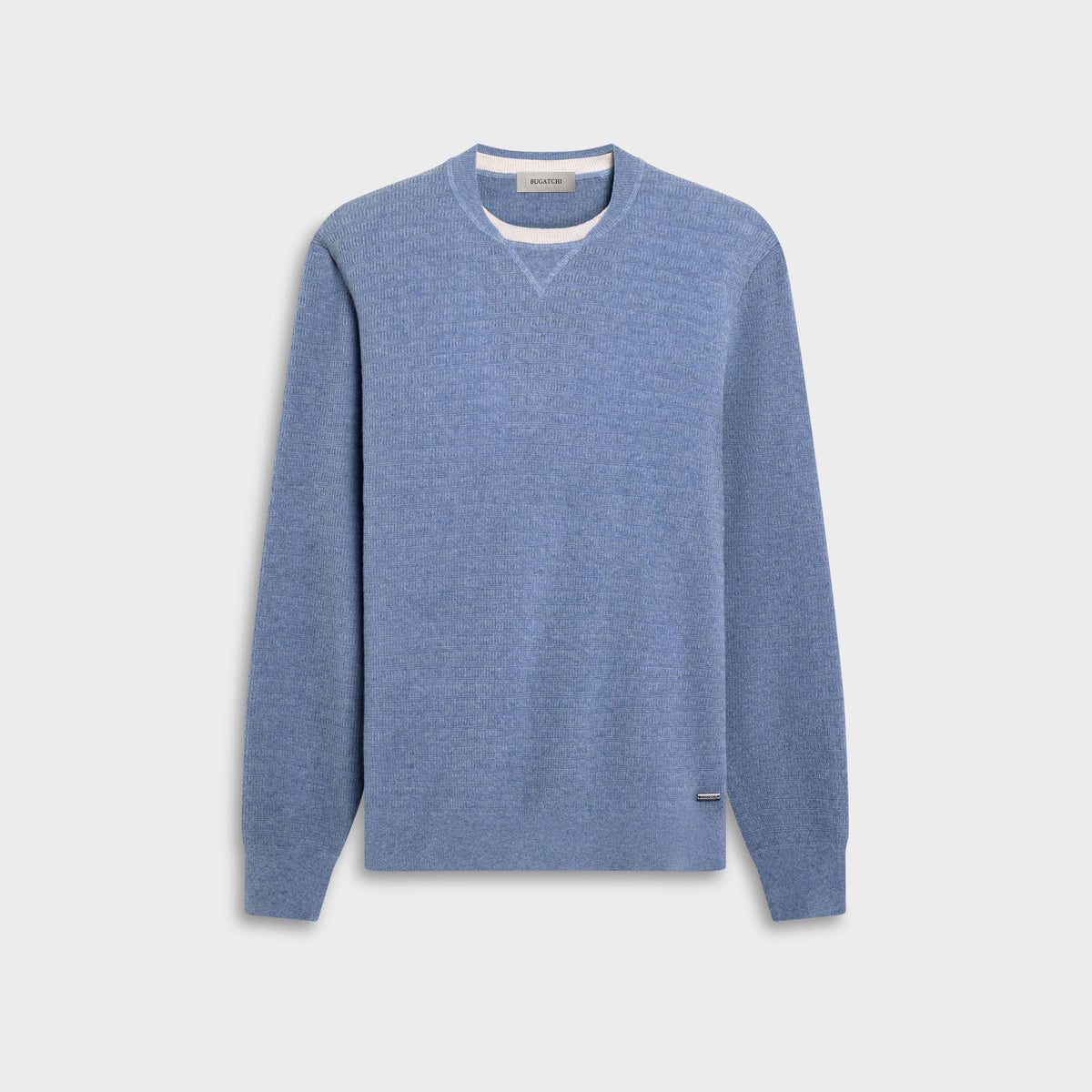 Grid Stitch Crewneck Sweater (KH215CN1)
