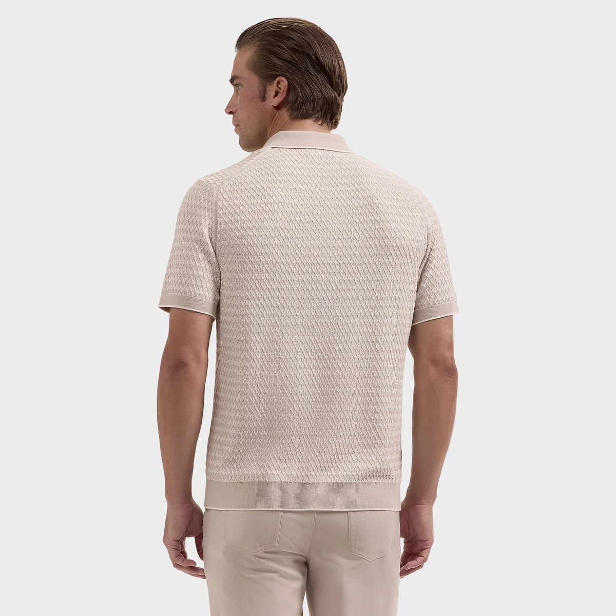 Honeycomb Polo Sweater (KH550PO1)