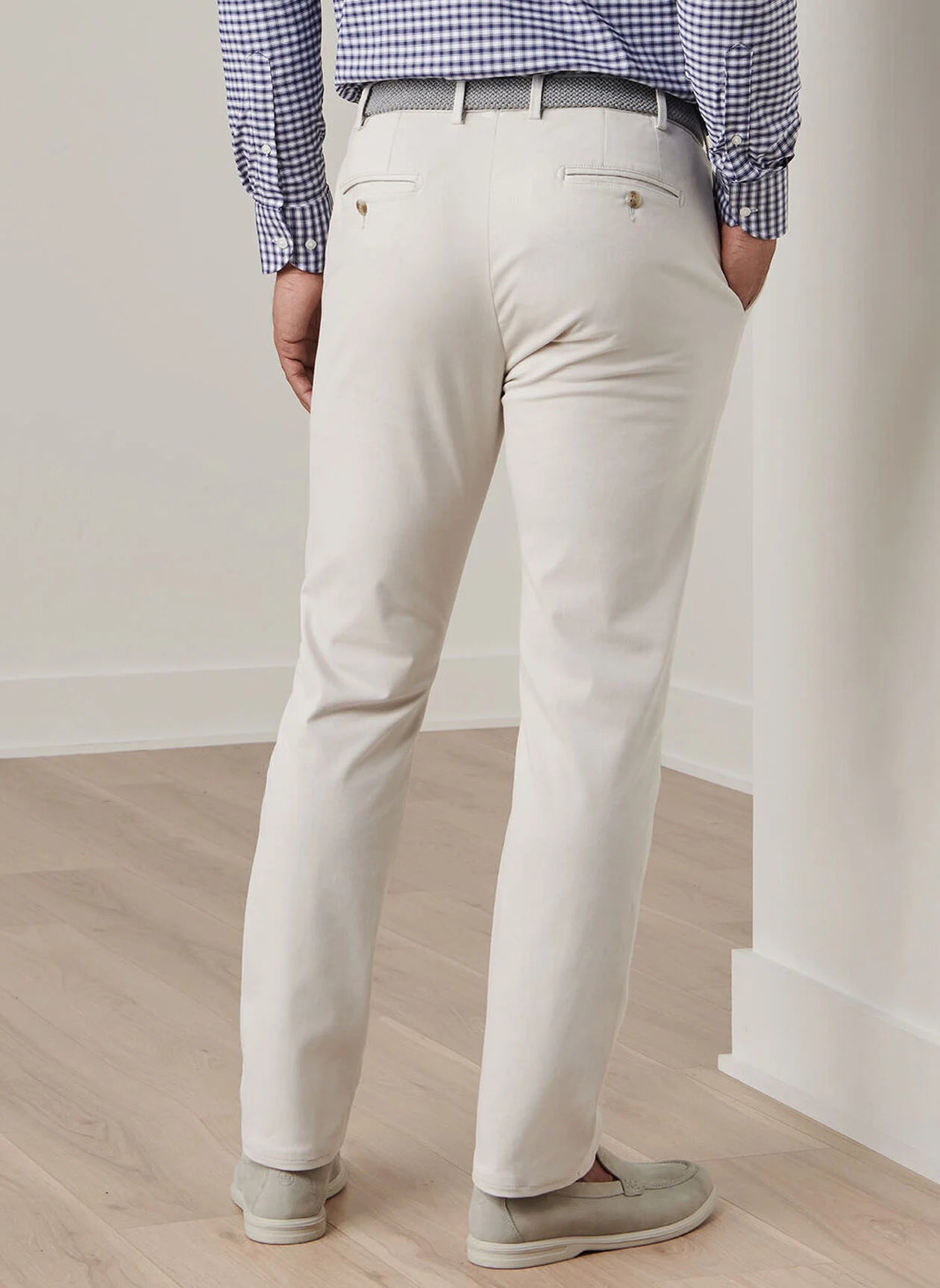 Signature Sateen Flat Front Trouser (MF25B49FB)