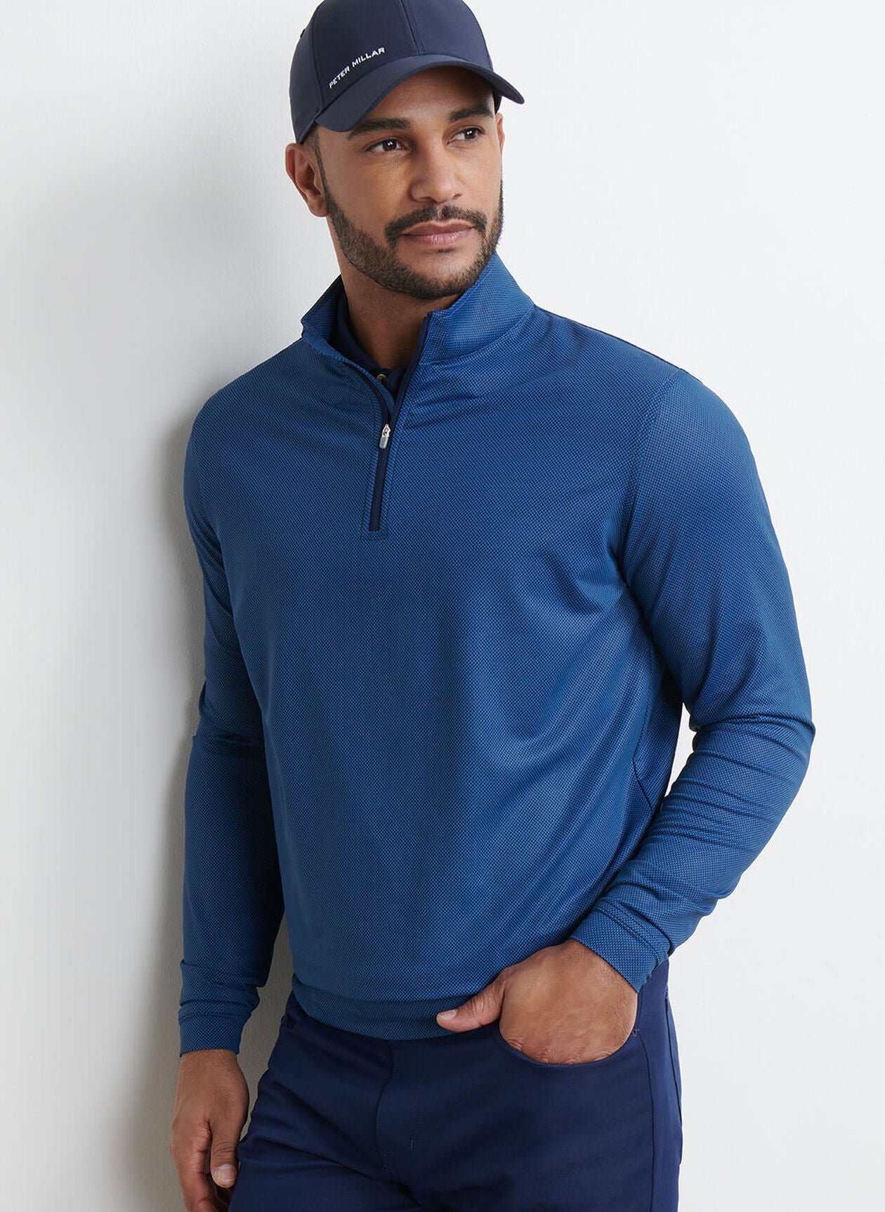 Perth Birdseye Performance Quarter-Zip (MF25EK40C)