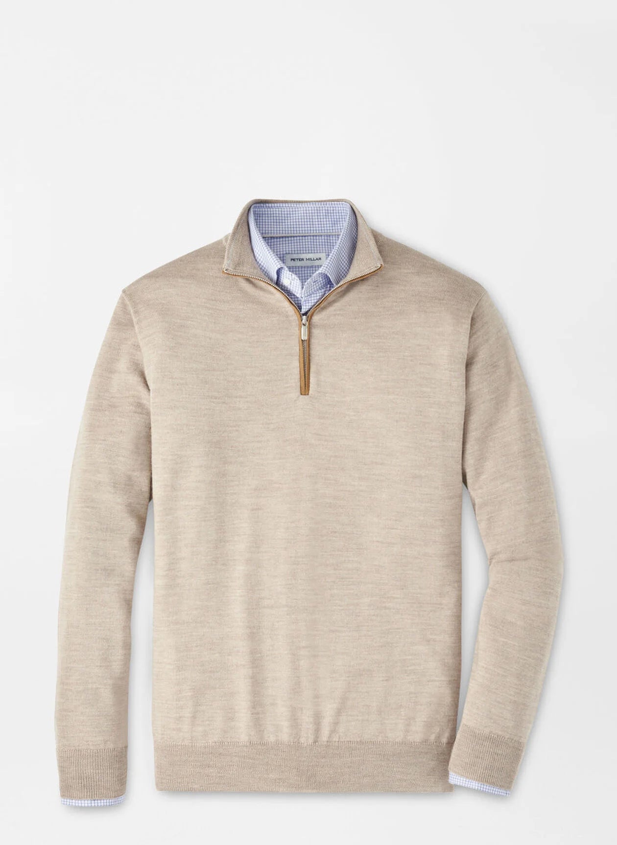 Autumn Crest Suede Trim Quarter-Zip (MF25S03)