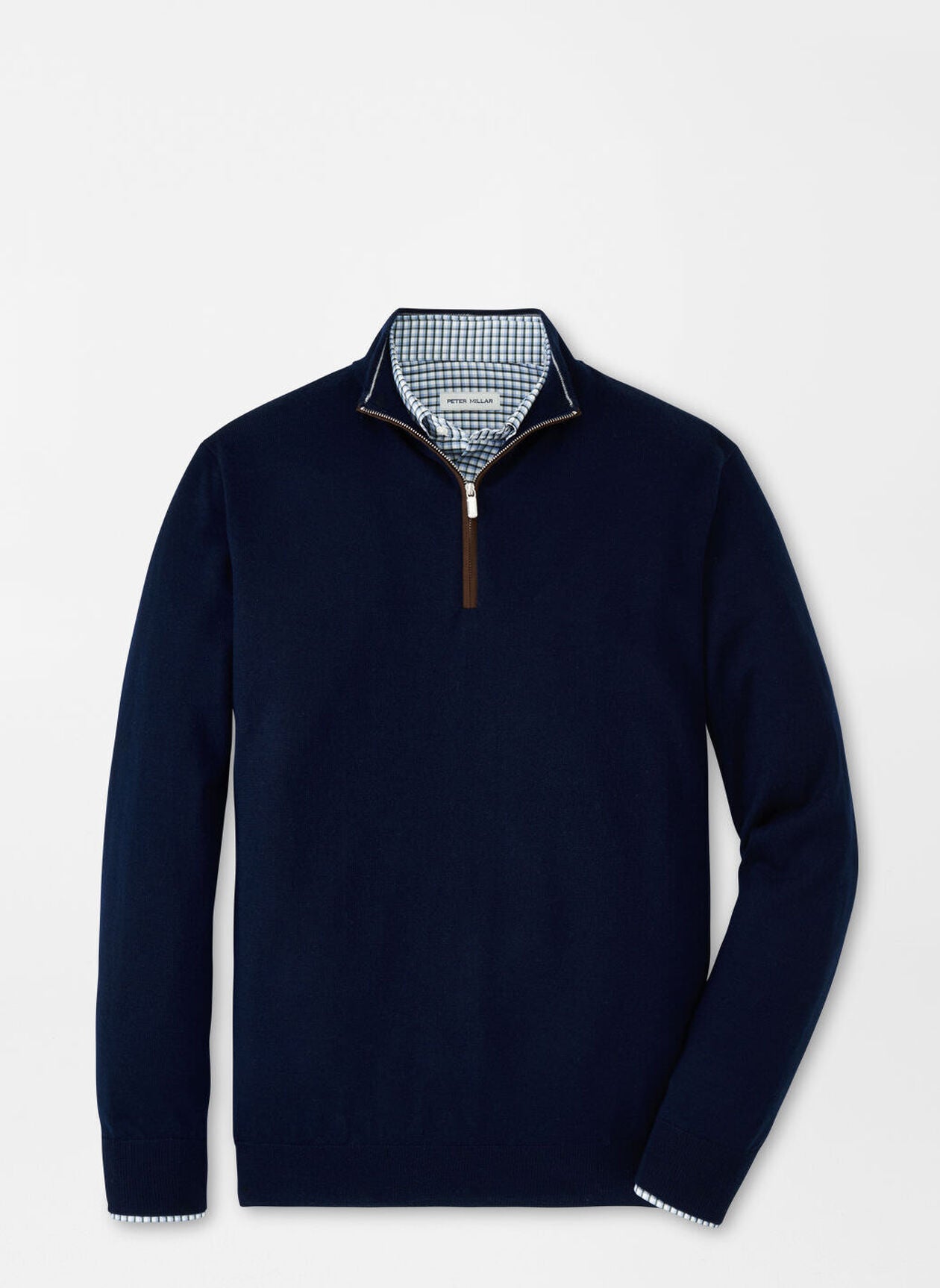 Autumn Crest Suede Trim Quarter-Zip (MF25S03)