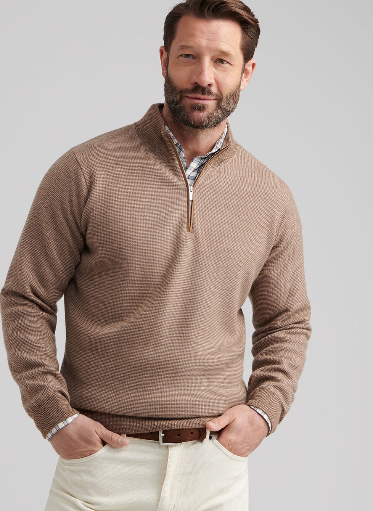 West Quarter-Zip Sweater (MF25S53)
