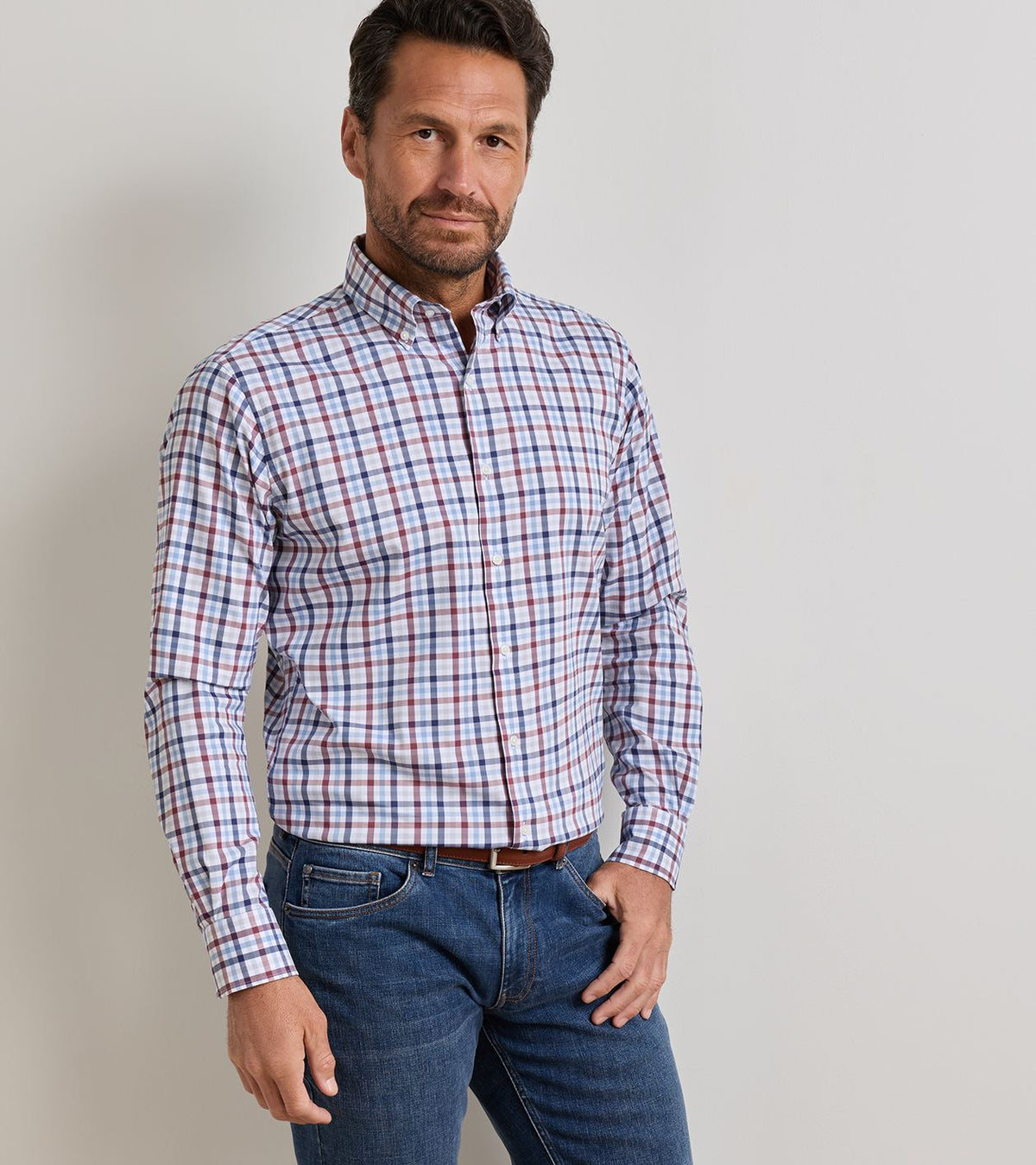 Elliott Crown Lite Cotton-Stretch Sport Shirt (MF26W05LTB)