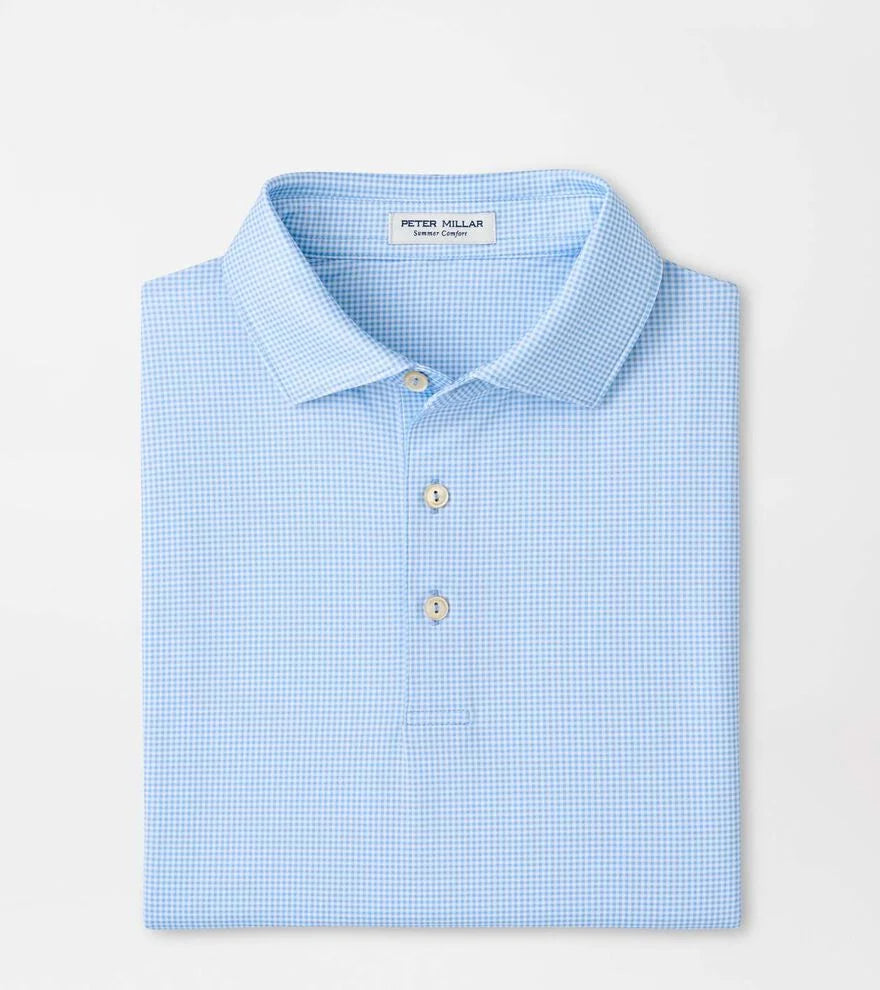 Gingham Performance Jersey Polo (MS26EK15S)