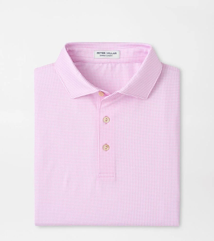 Gingham Performance Jersey Polo (MS26EK15S)