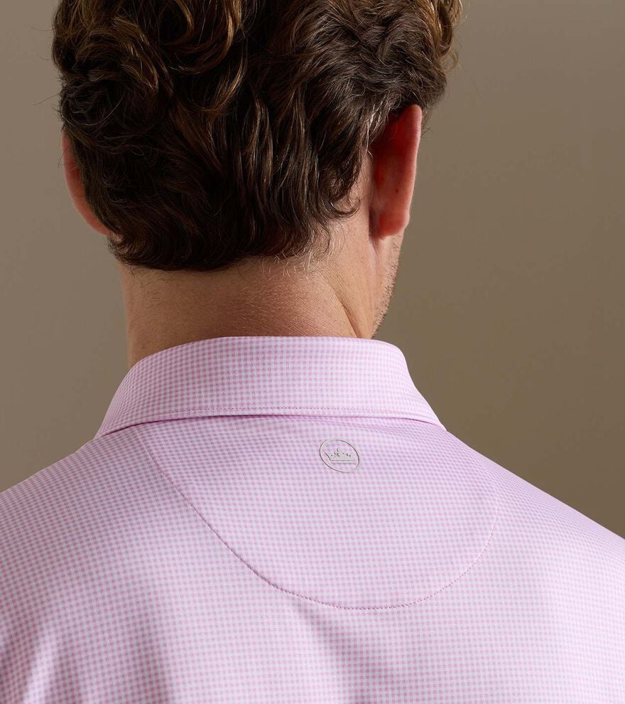 Gingham Performance Jersey Polo (MS26EK15S)