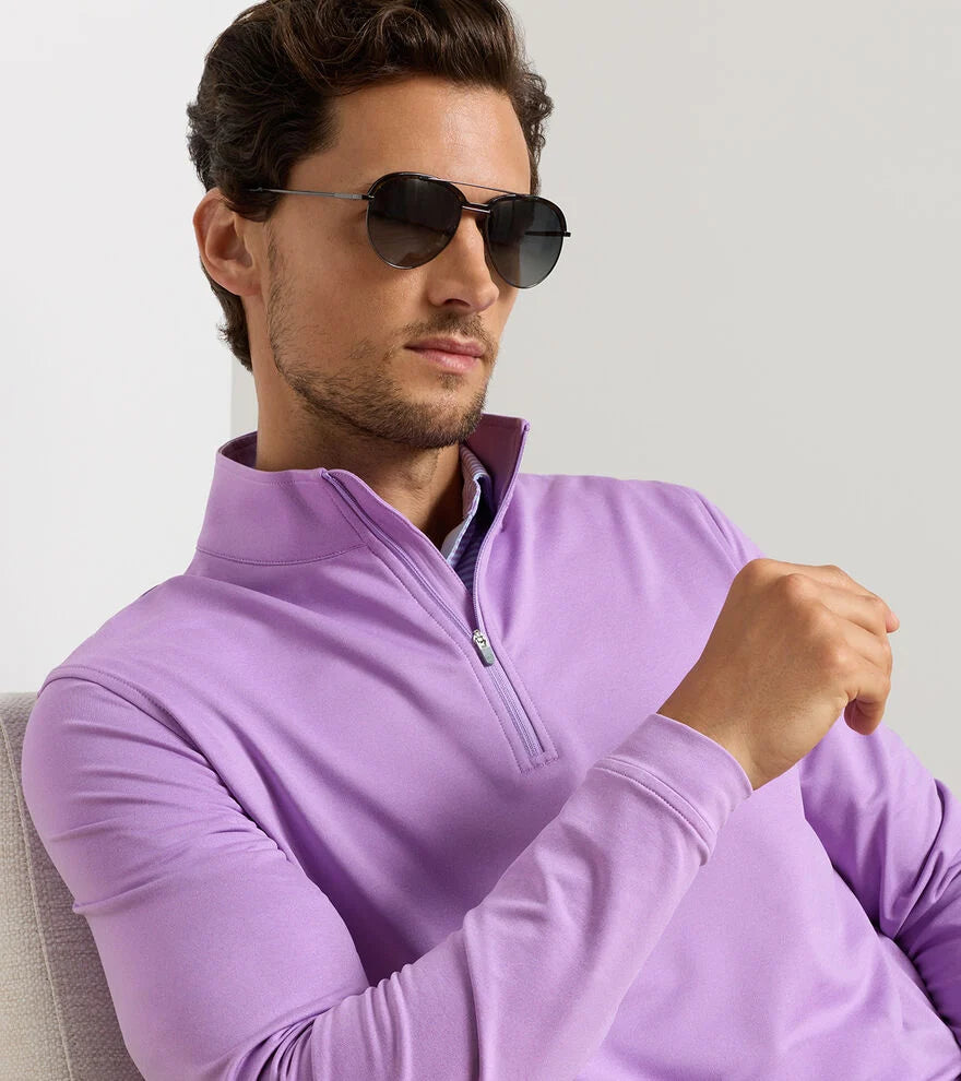 Perth Melange Performance Quarter Zip (MS26EK40B)