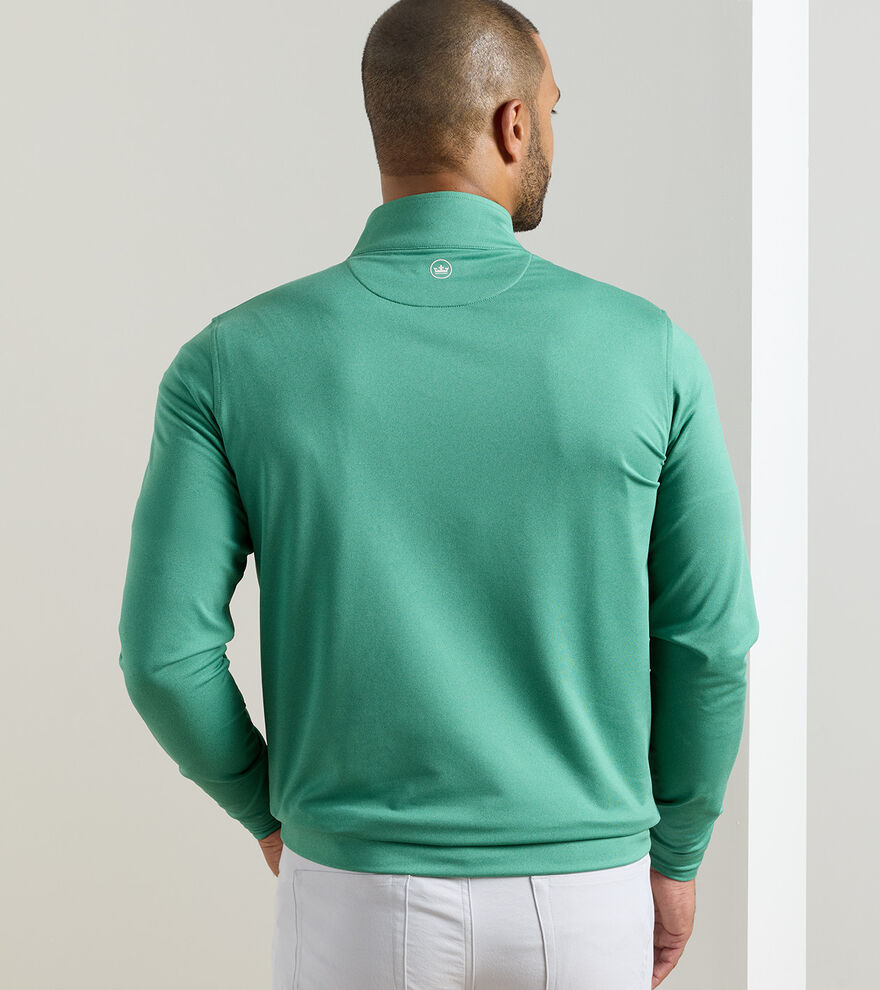 Perth Mélange Performance Quarter-Zip (MS26EK40B)
