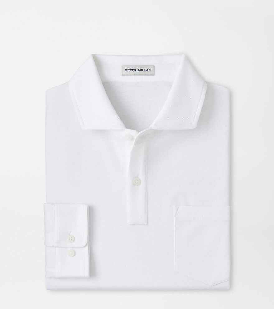 Everyday Piqué Long Sleeve Polo (MS26K36)