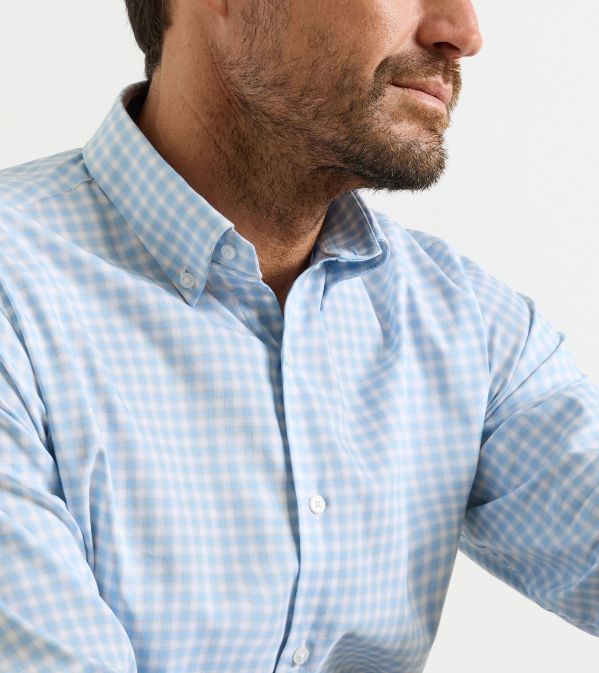 Felix Crown Lite Cotton-Stretch Shirt (MS26W05LTB)