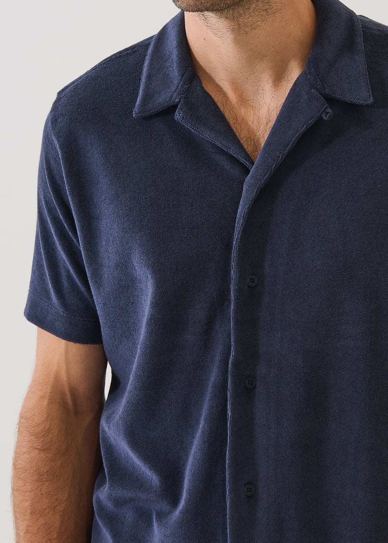 Beach Terry Camp Collar Shirt (P92D06X)