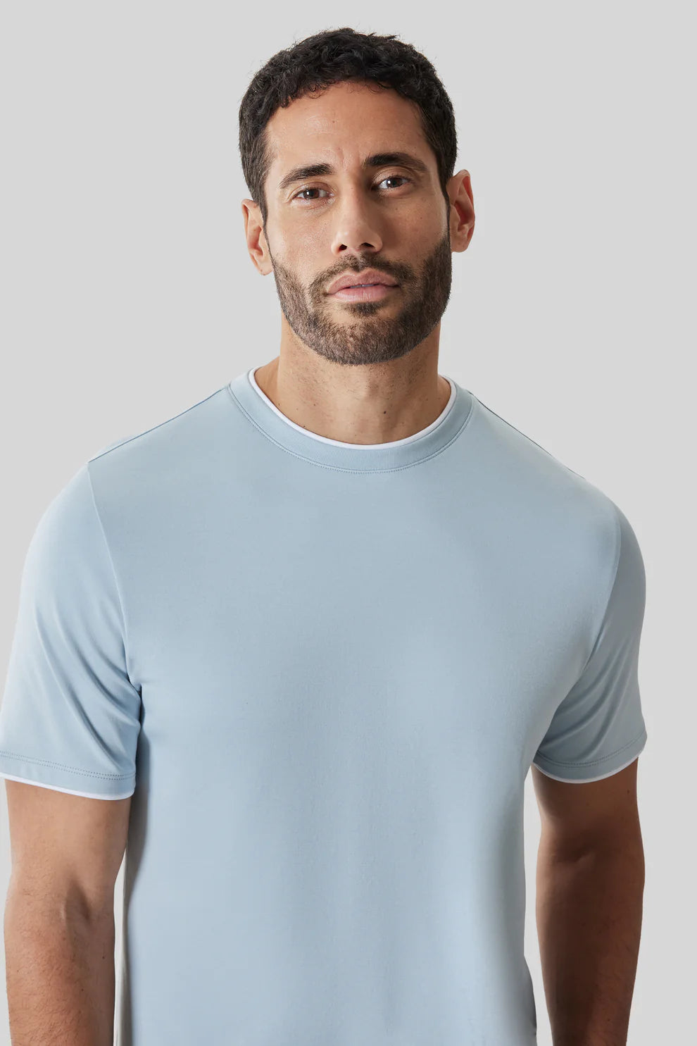 The Barakett Tee with Collar Trim (RB51239)