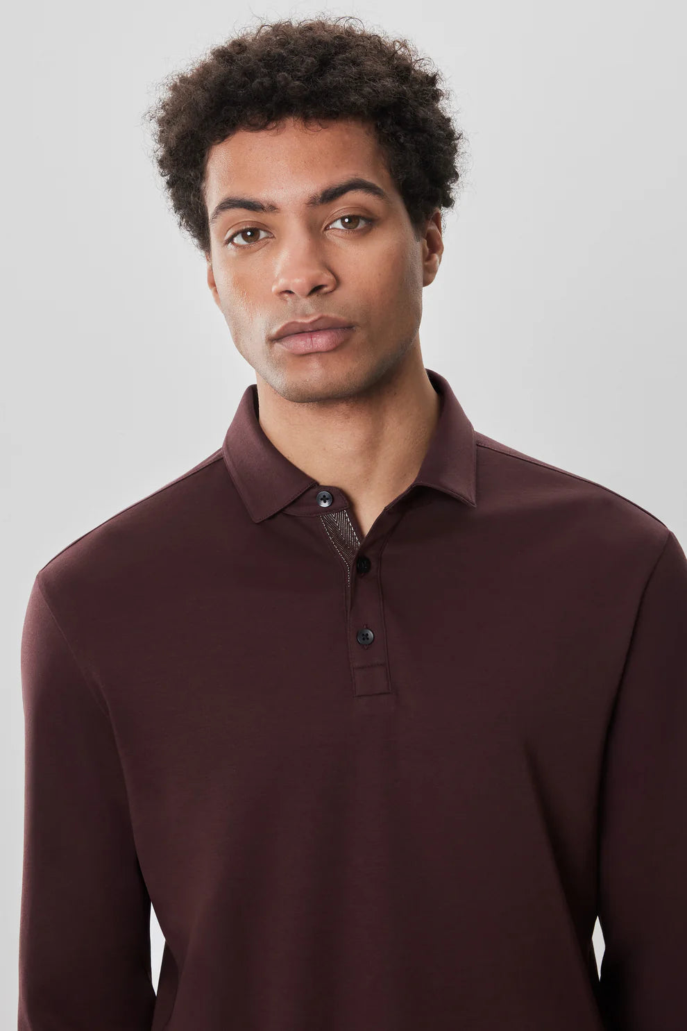 The Barakett Long Sleeve Herringbone Polo (RB52559)