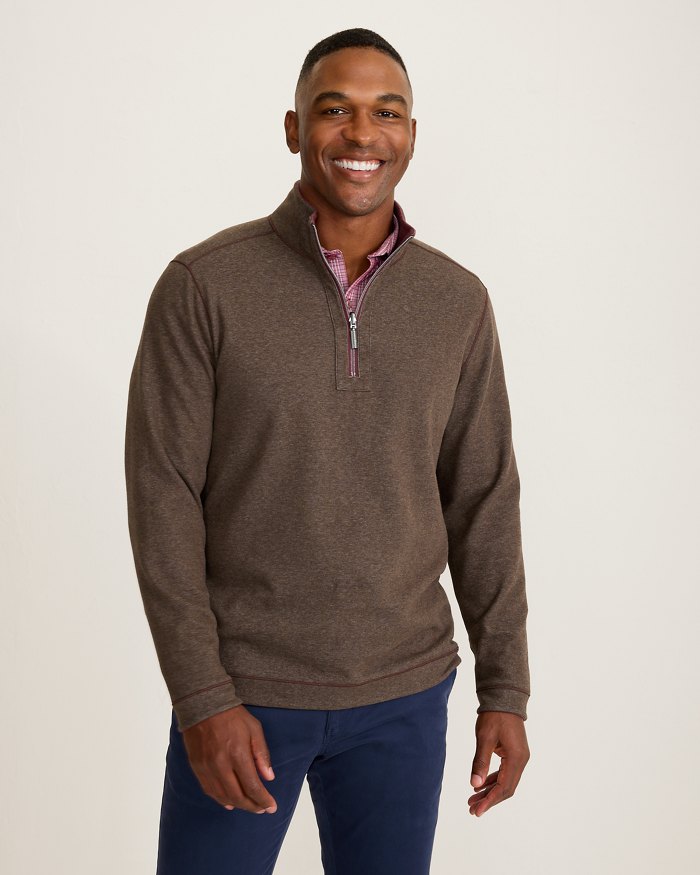 Flipview Reversible Half-Zip Sweatshirt (ST227663)