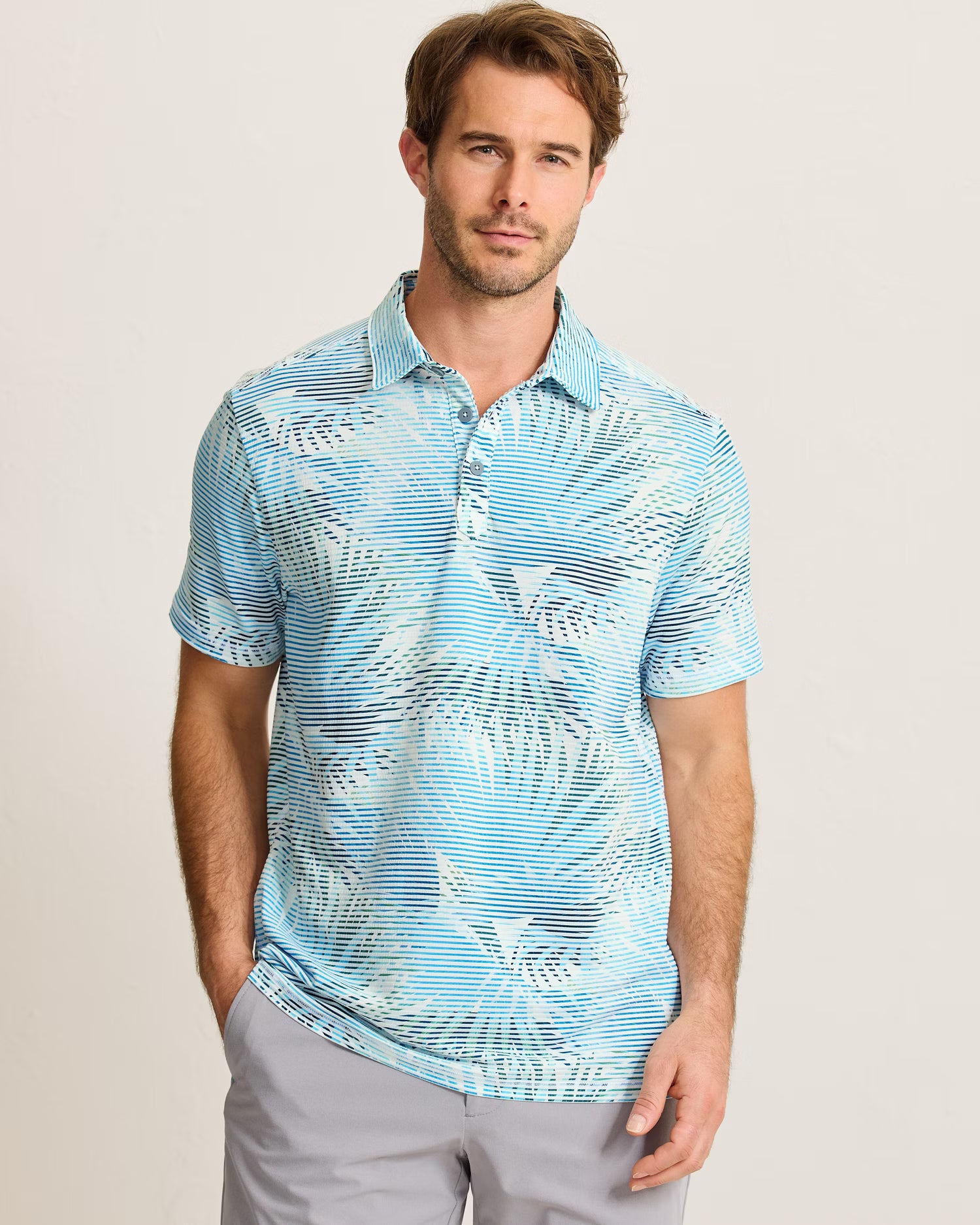 Costa Wave Fiore Fronds IslandZone® Polo (ST228000)