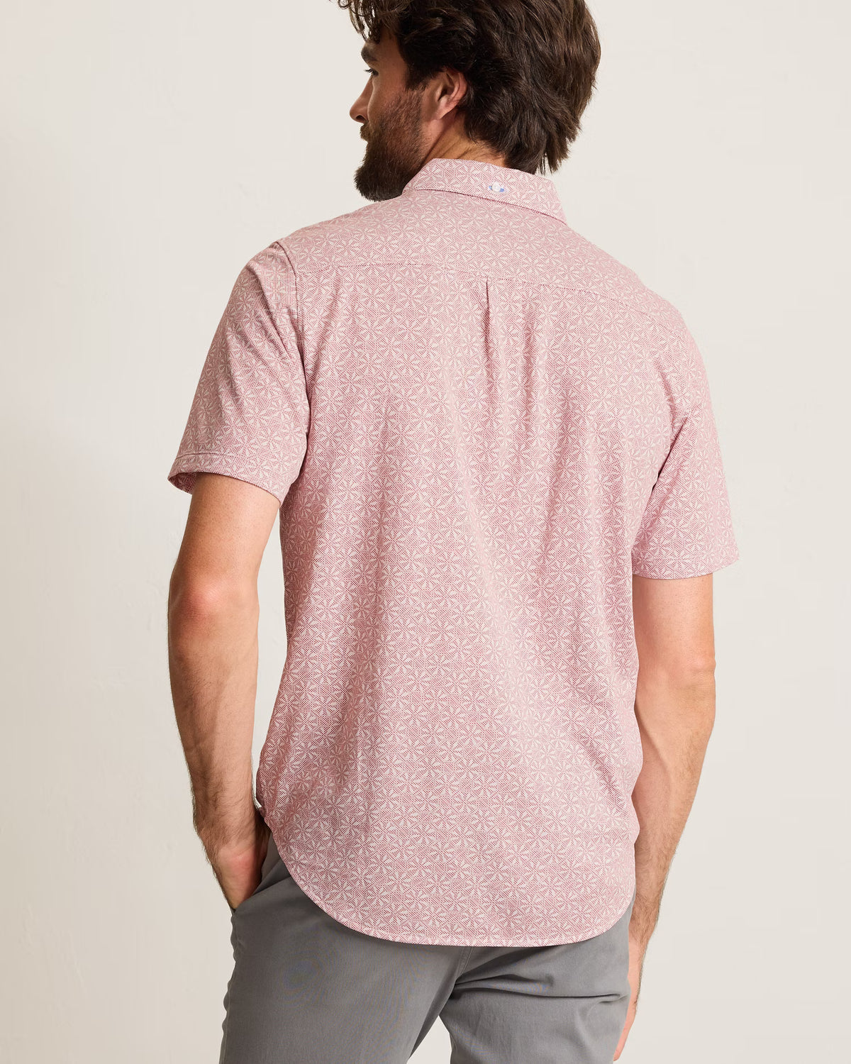 San Lucio Breeze Block Stretch Knit Shirt (ST228055)
