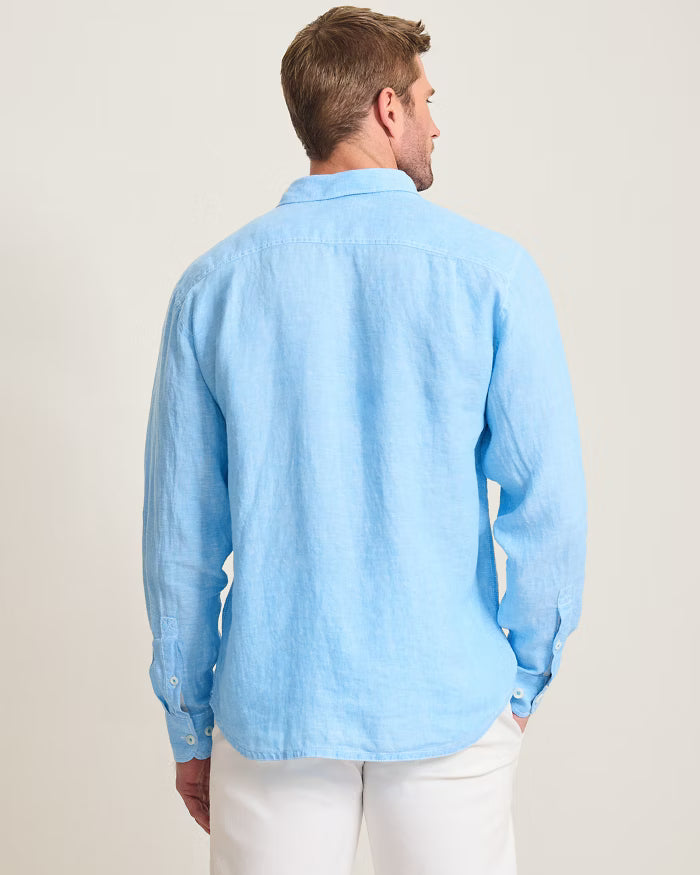 Paradise Breezer Linen Long-Sleeve Shirt (ST327195)