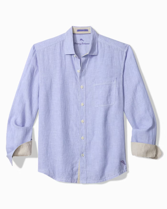 Paradise Breezer Linen Long-Sleeve Shirt (ST327195)
