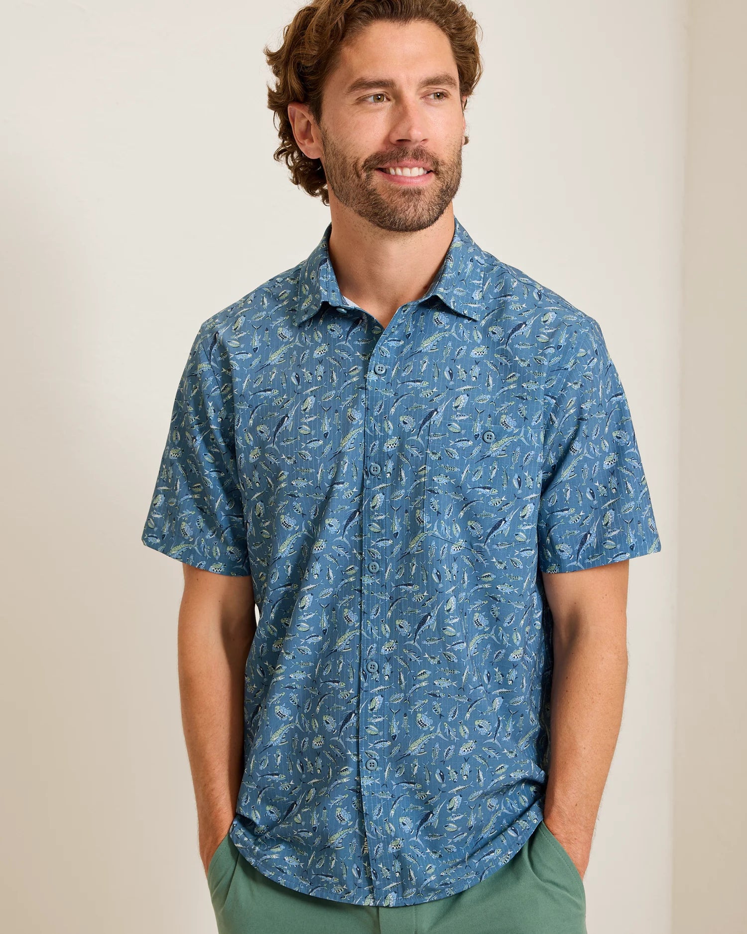Bahama Coast Night Schooled IslandZone® Shirt (ST327719)