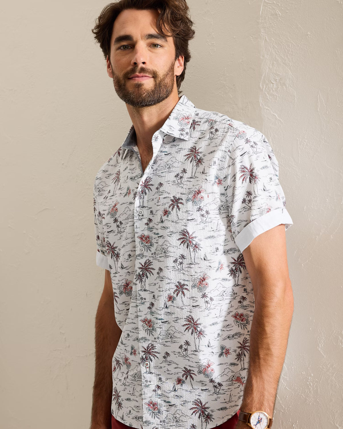 Nova Wave Sweetwater Scenic Cotton-Blend Shirt (ST327980)