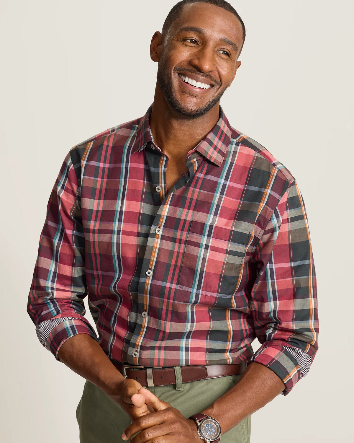 Frontera Luxe Plaid Shirt (ST328016)