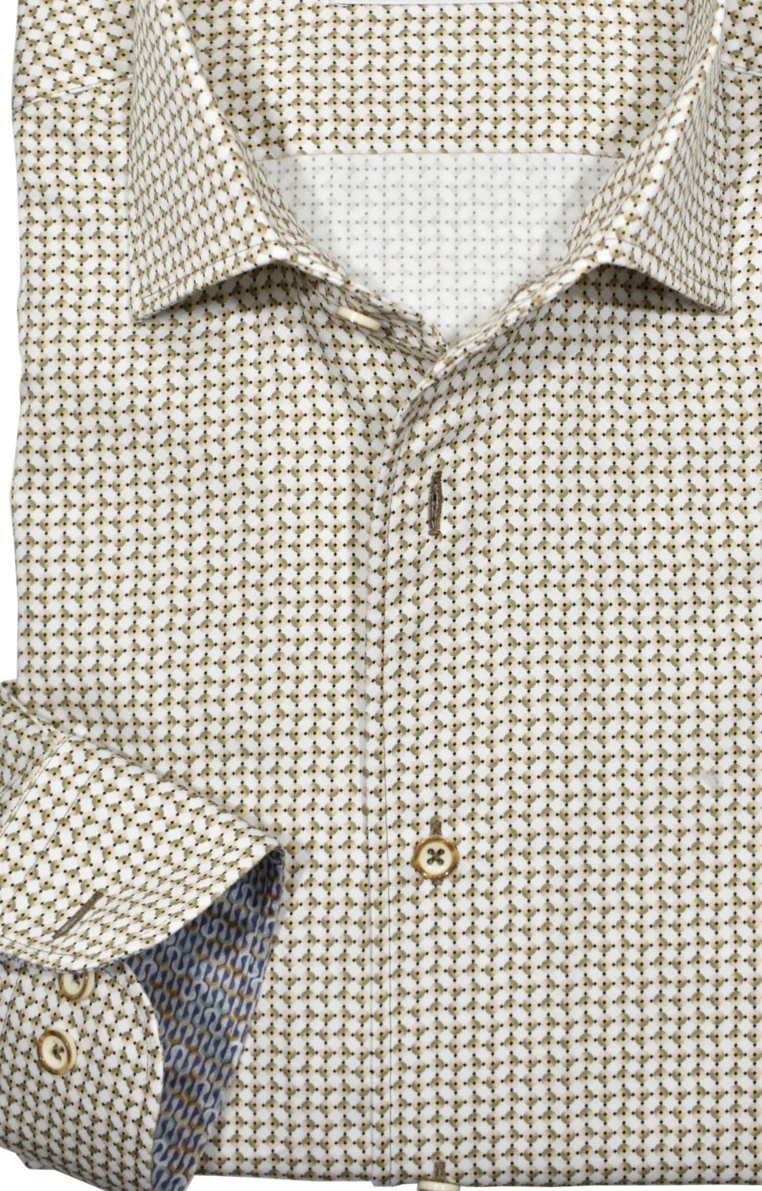 Tan Andrew Roll Collar Shirt (W031R)